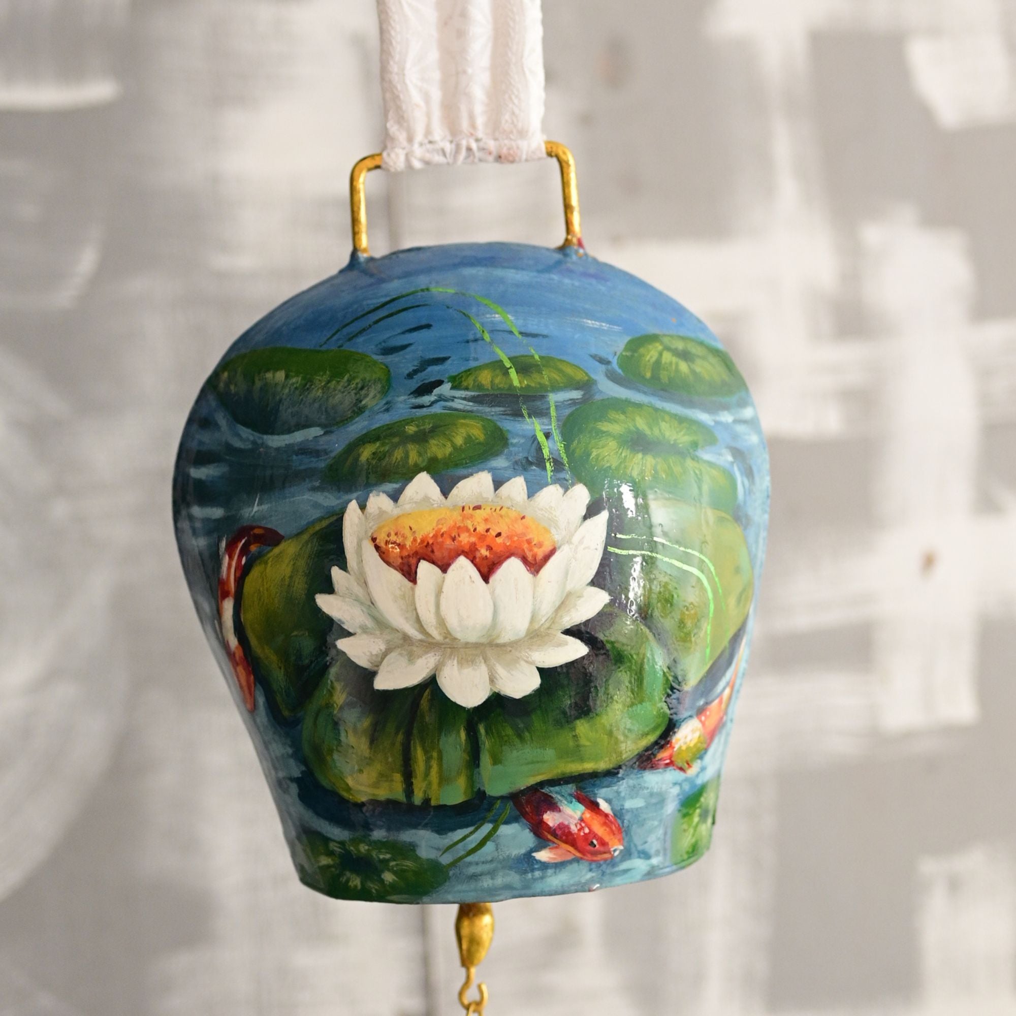 Blue Koi Fish Bell by Mimosa Designs