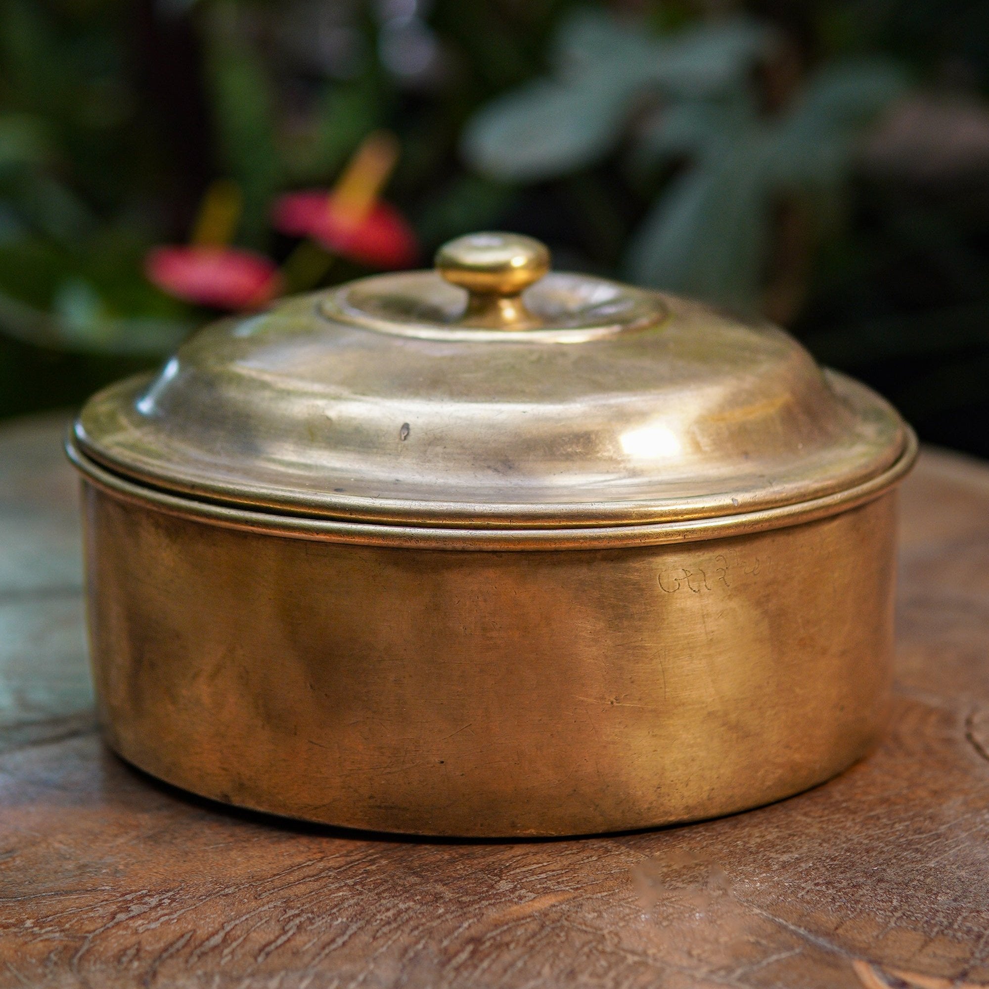 Handcrafted Vintage Artisanal Brass Box