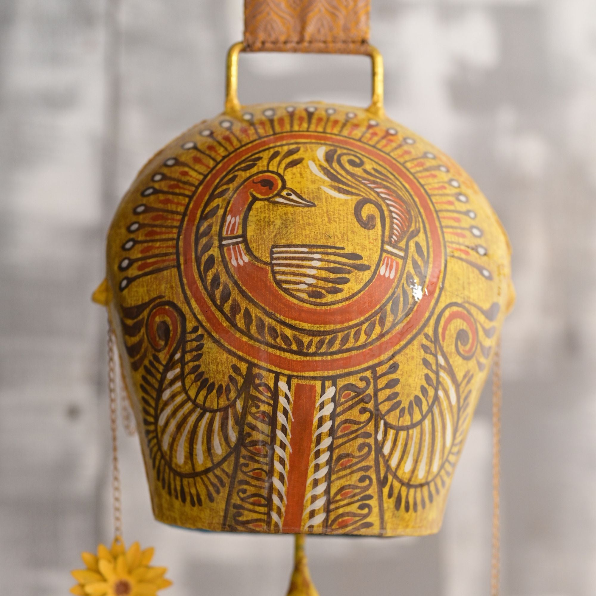 Yellow Ganesha Bell by Mimosa Designs