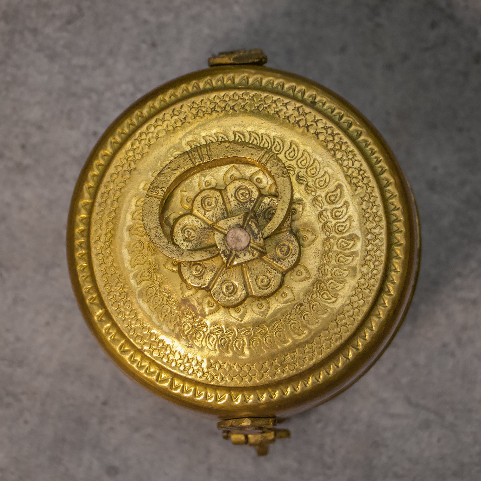 Handcrafted Brass Heritage Charm Brass Box