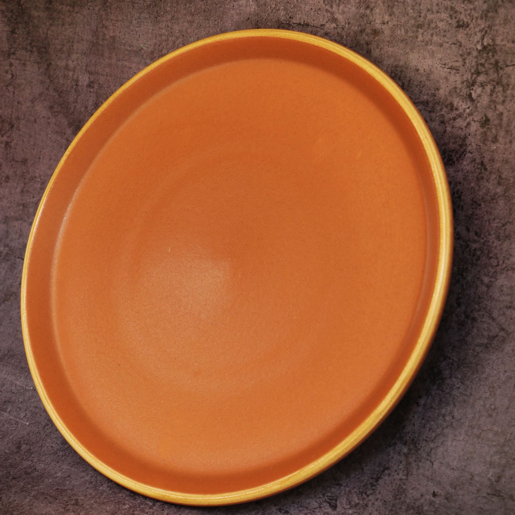 Ambi Handmade Clay Matte-Finish Platter 10 inch