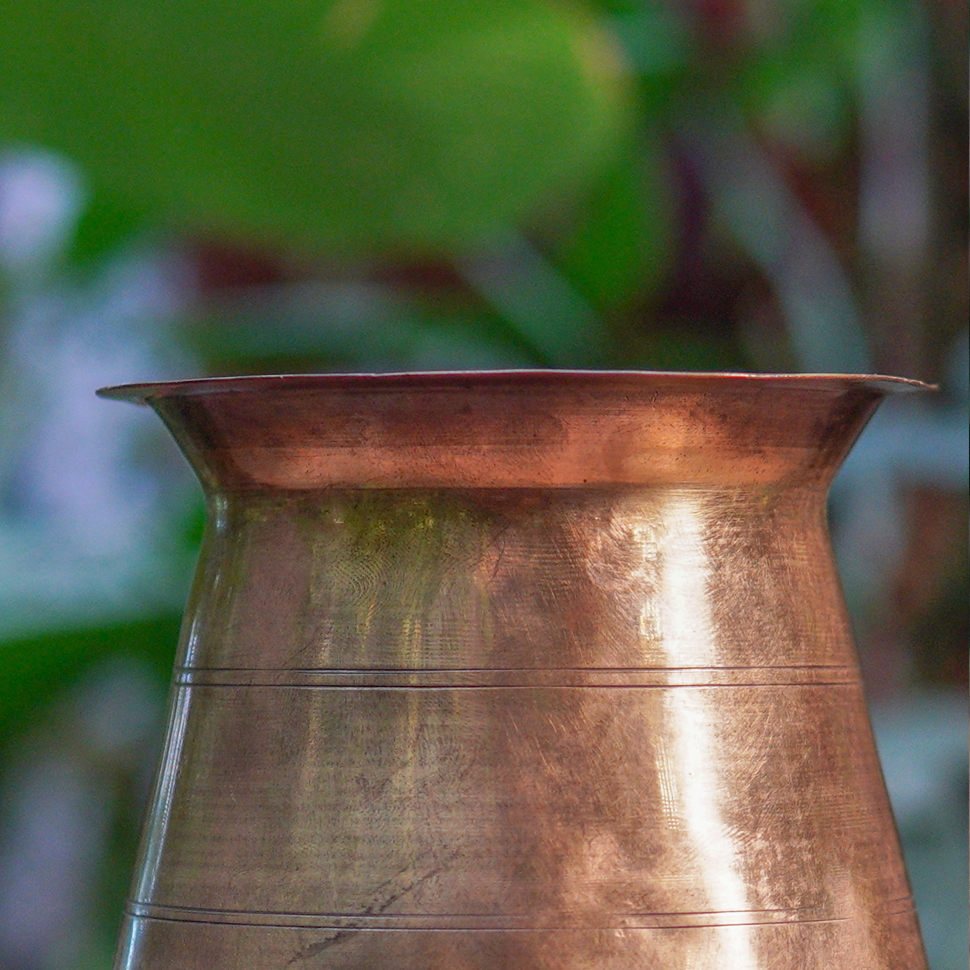 Handcrafted Vintage Brass Lota On Legs