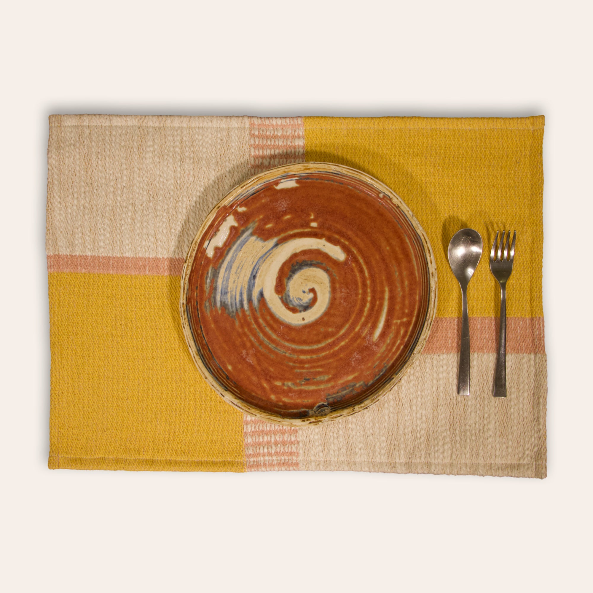 Hand Woven Cotton Place Mat Daisy (Set of 6)