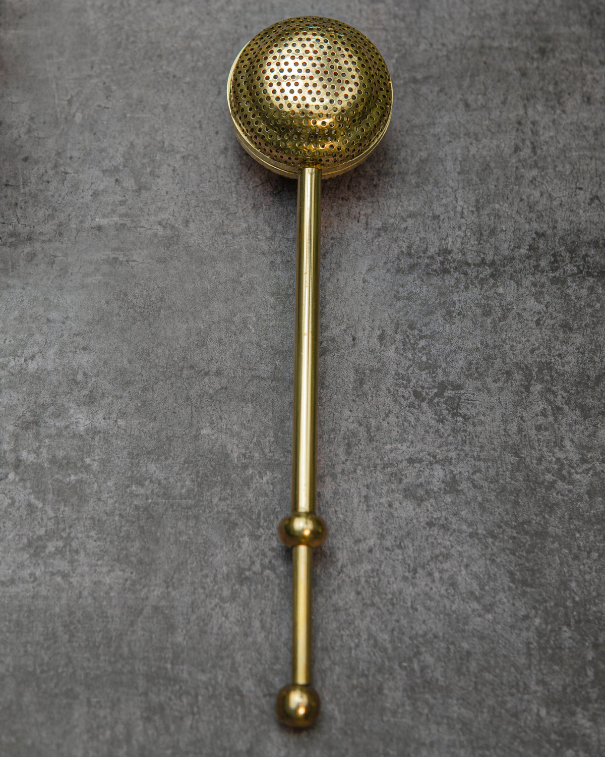 Pure Brass Bliss Tea Infuser with Slide Mechanism