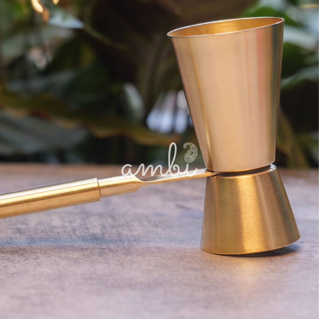 Ambi Pure Brass Hawthorne Cocktail Double-Sided Measure (Peg Measure)