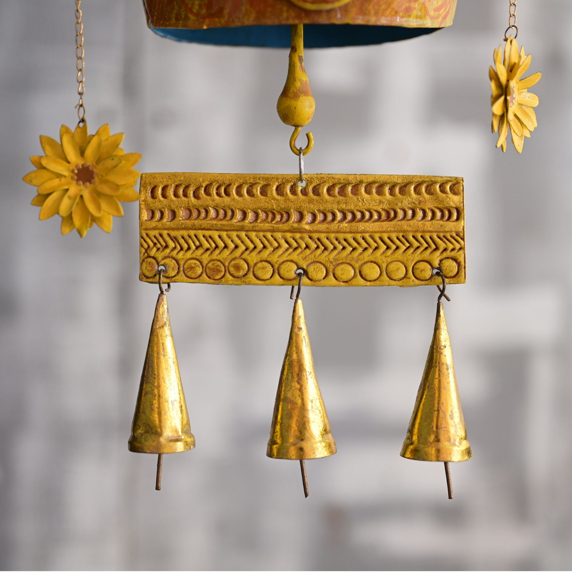 Yellow Ganesha Bell by Mimosa Designs