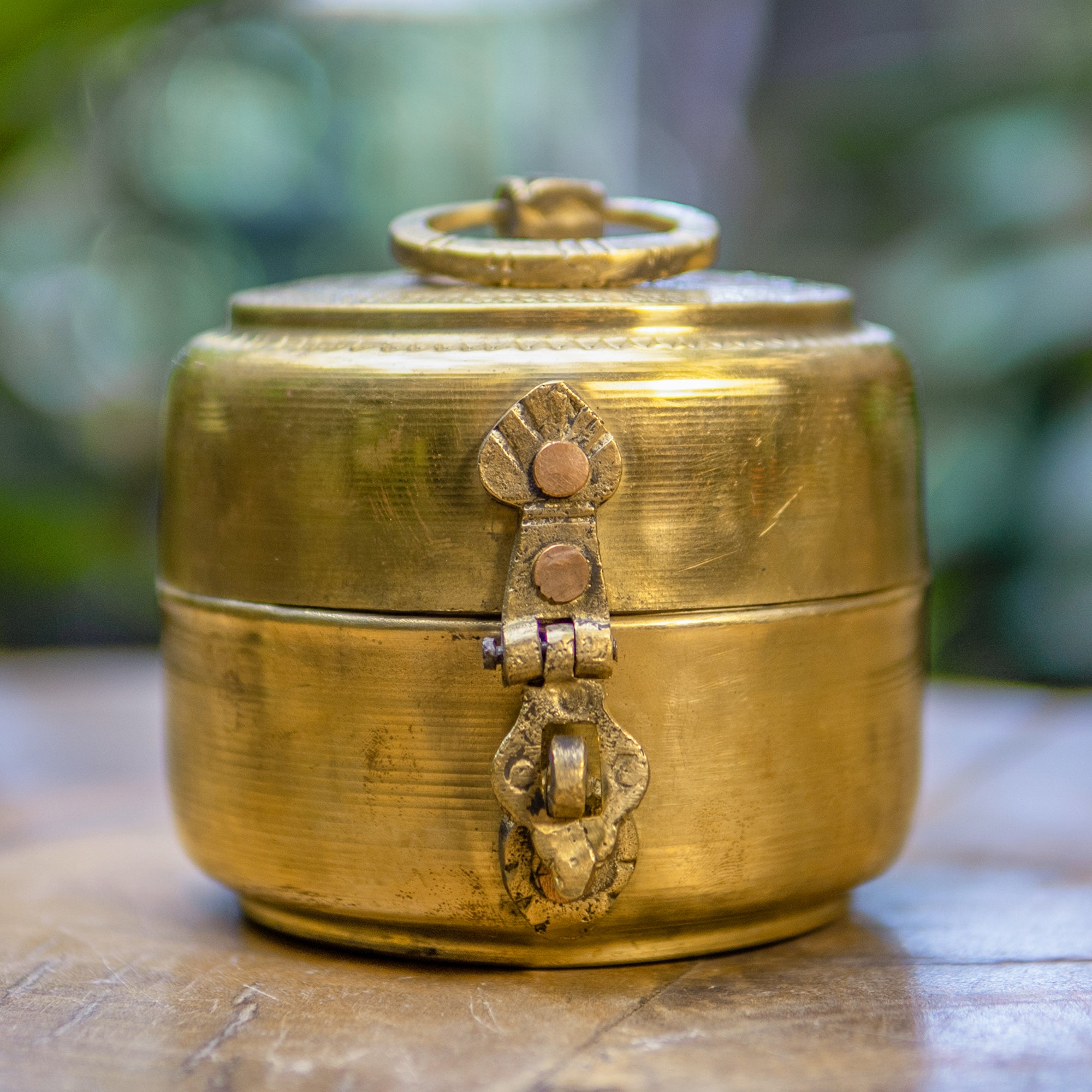 Handcrafted Brass Heritage Charm Brass Box