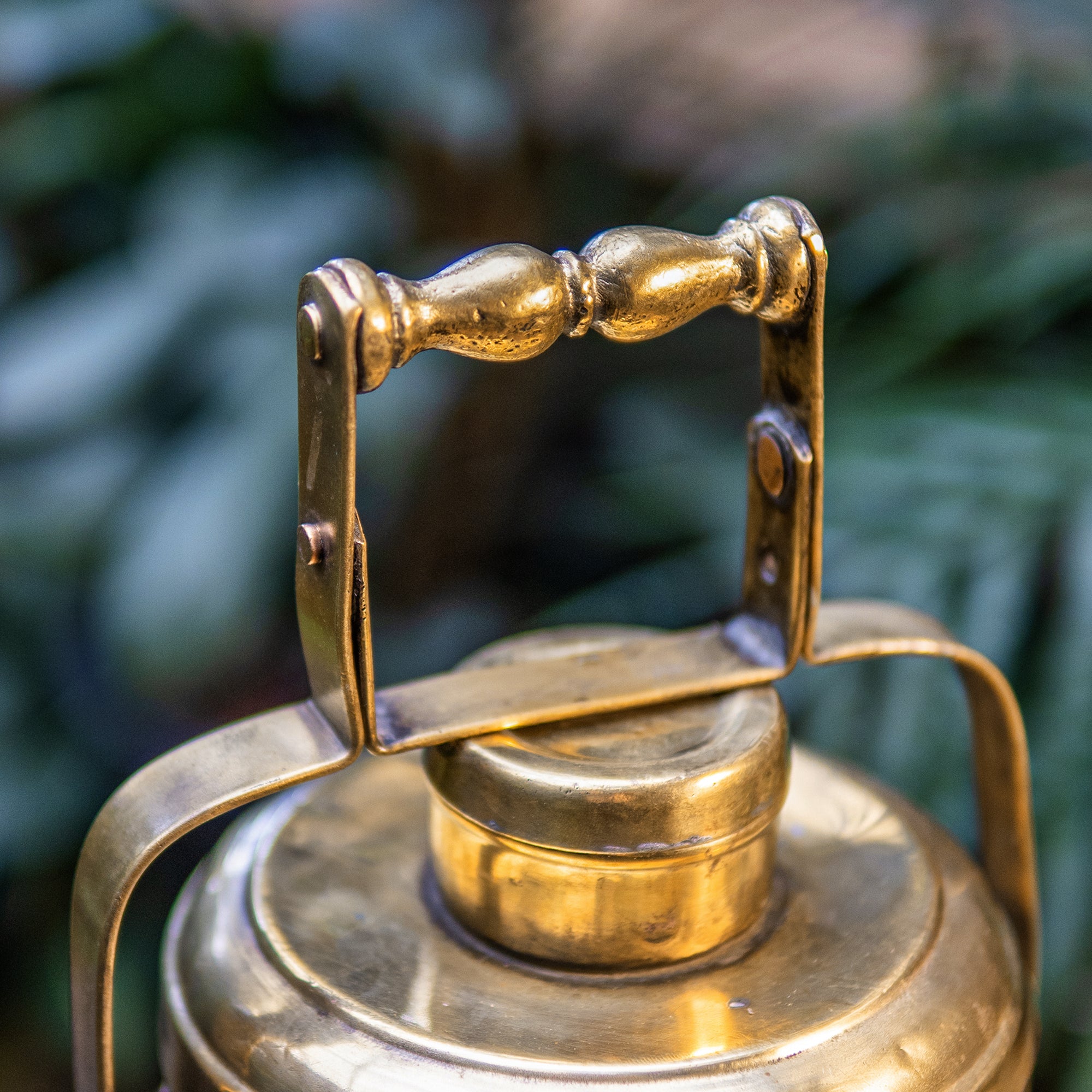 Elegant Handcrafted Vintage Brass Three Tier Tiffin Set