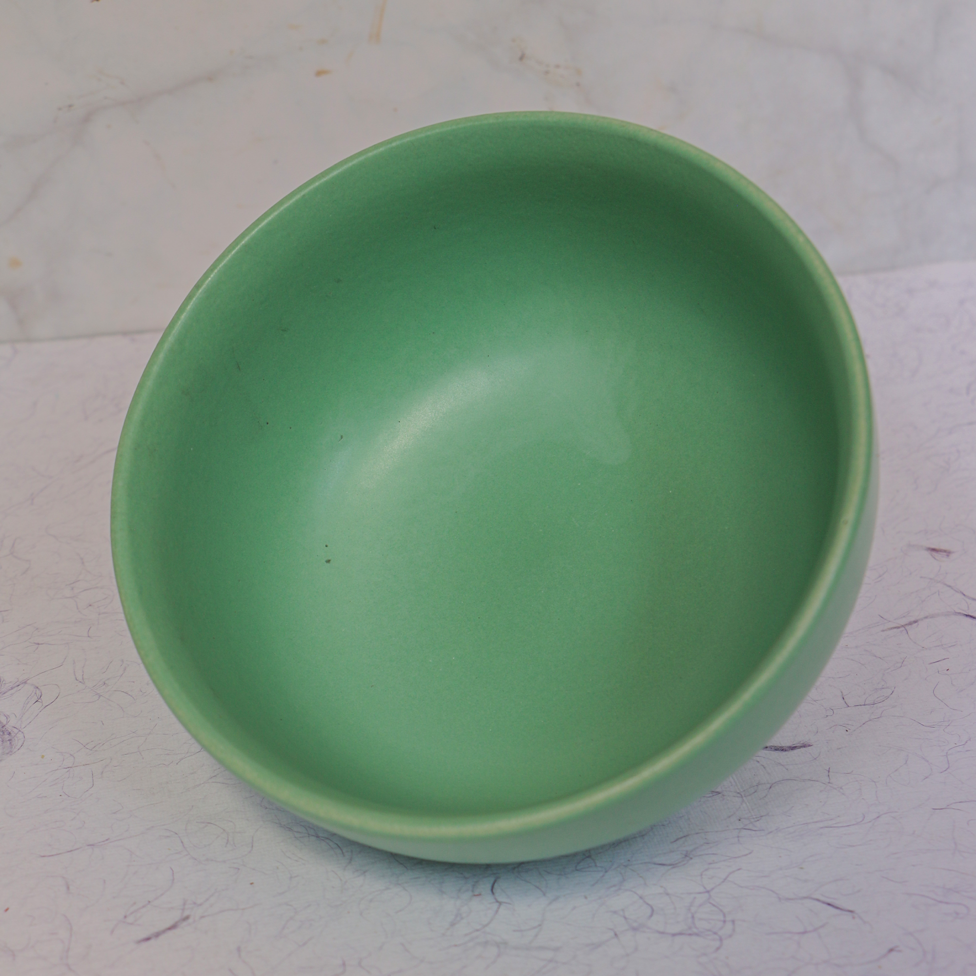 Ambi Stoneware handmade Green Salad Bowl 6 inch