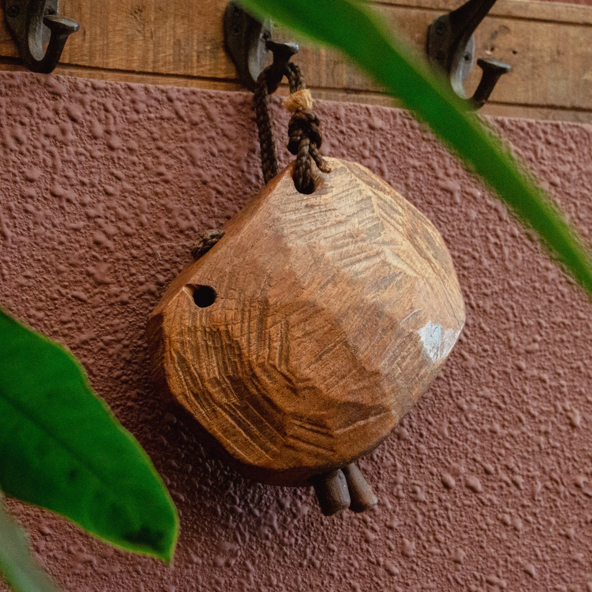 Vintage Wooden Cow Bell