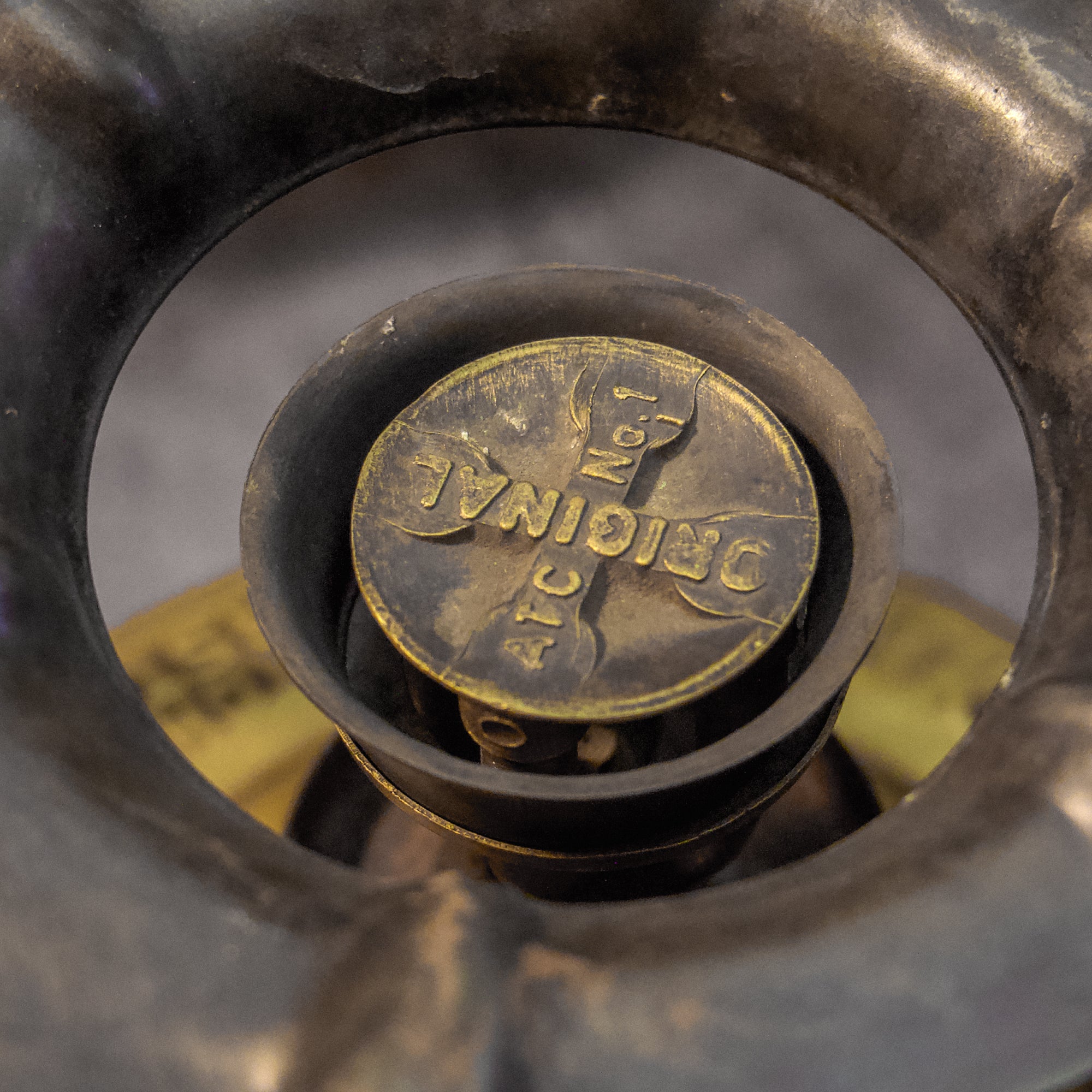 Vintage Brass Culinary Old World Treasure Kerosene Stove