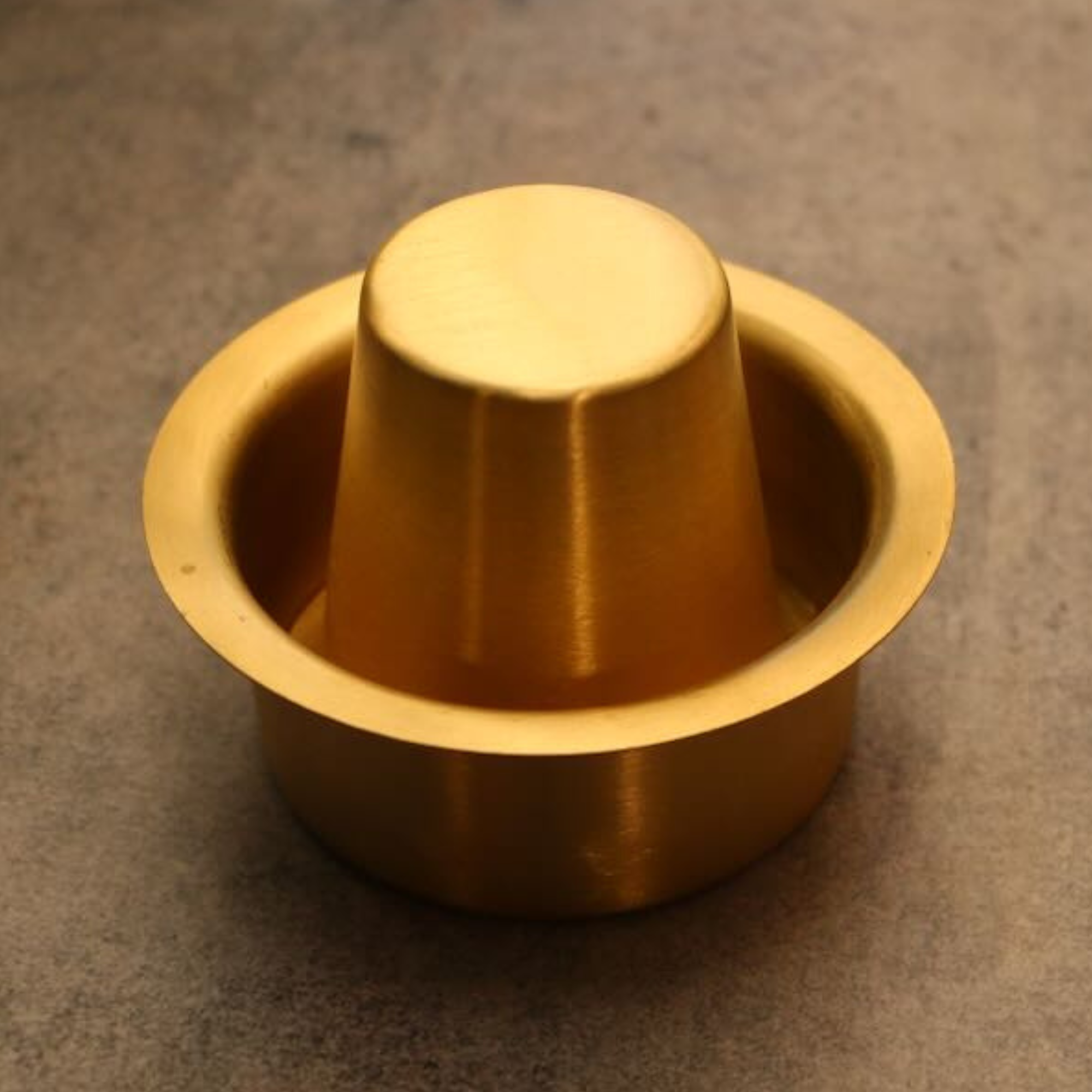 Traditional Brass Filter Coffee Dabara Cup Set