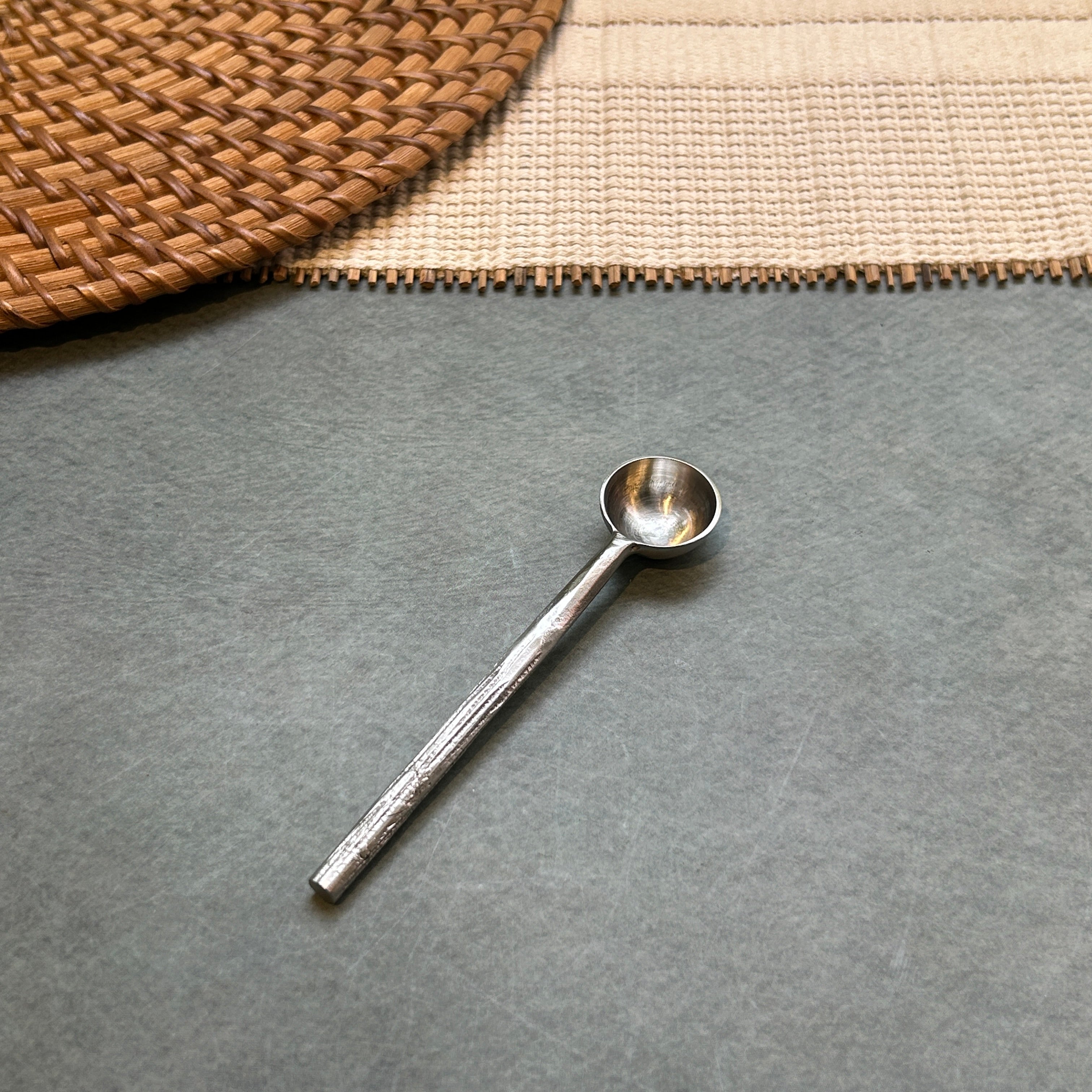 Ambi Pure Brass Timberline design Tea and Coffee Spoon | Multipurpose Spoon |