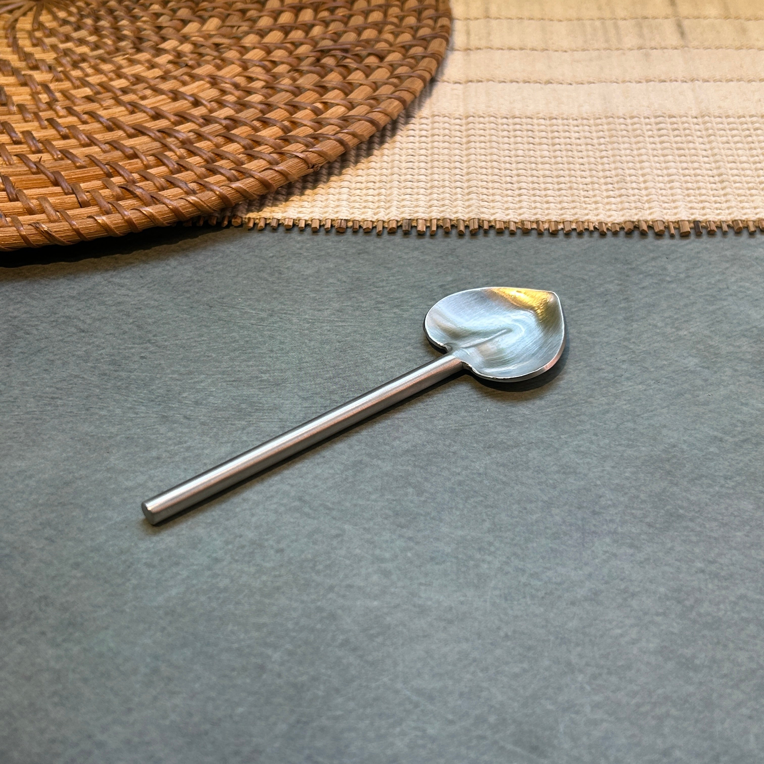 Ambi Pure Brass Heart Shape design Tea and Coffee Spoon | Multipurpose Spoon |