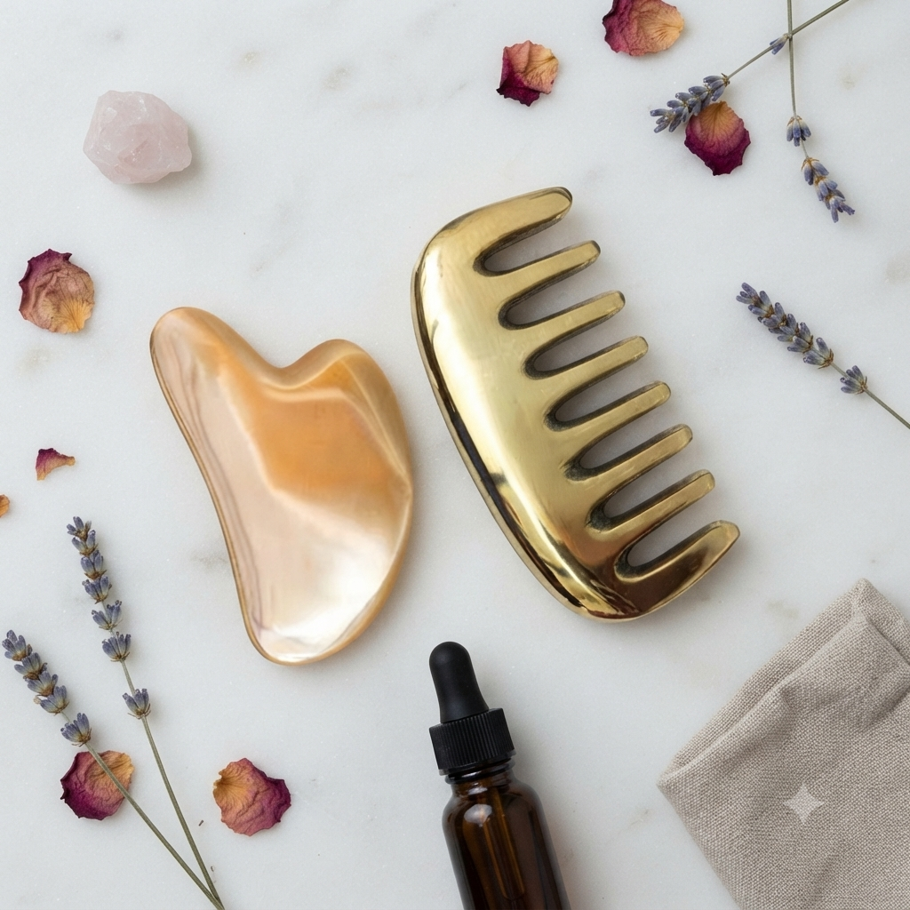 Ambi Pure Kansa Massage Tool for Hair & face