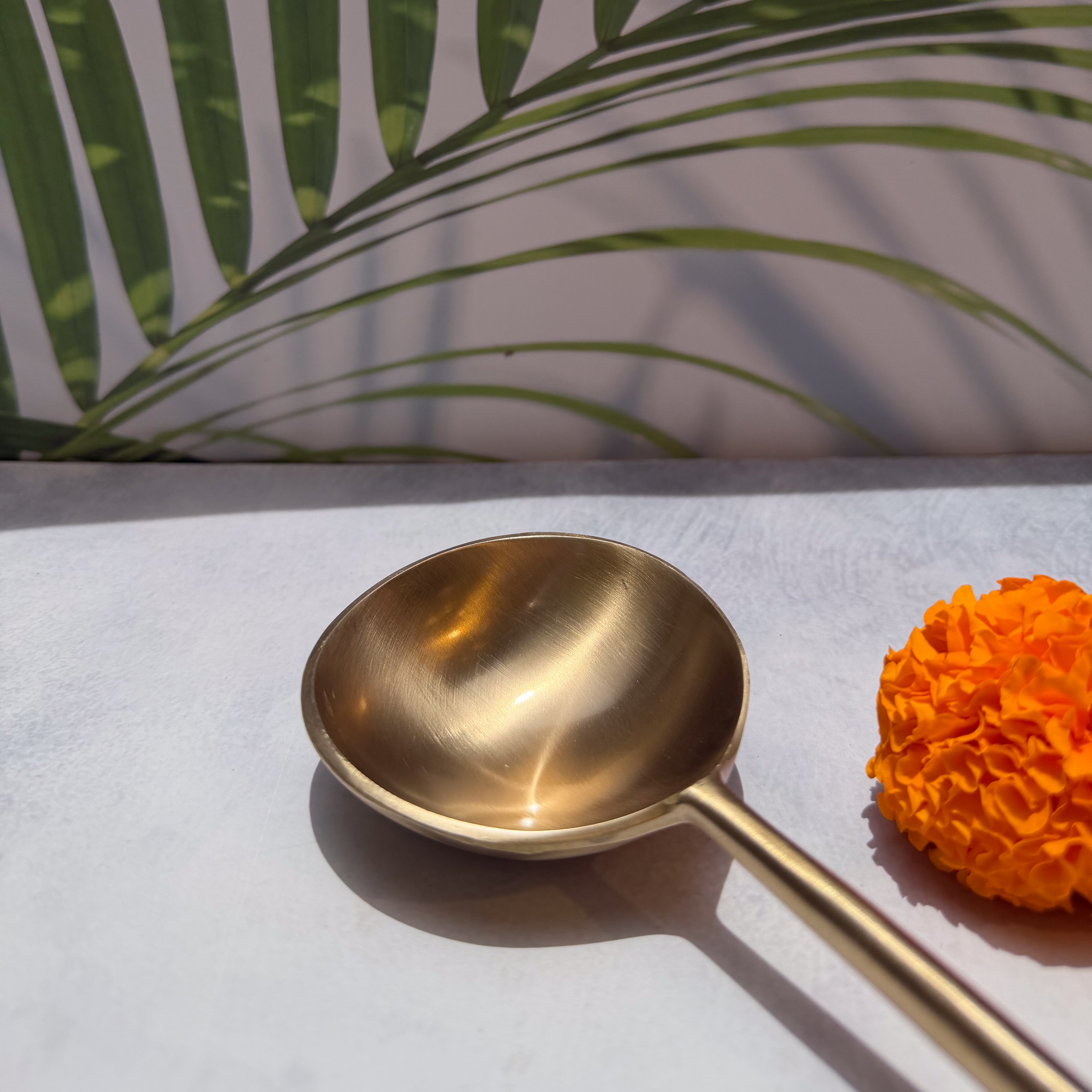 Exquisite Brass Serving Ladle - 1 piece