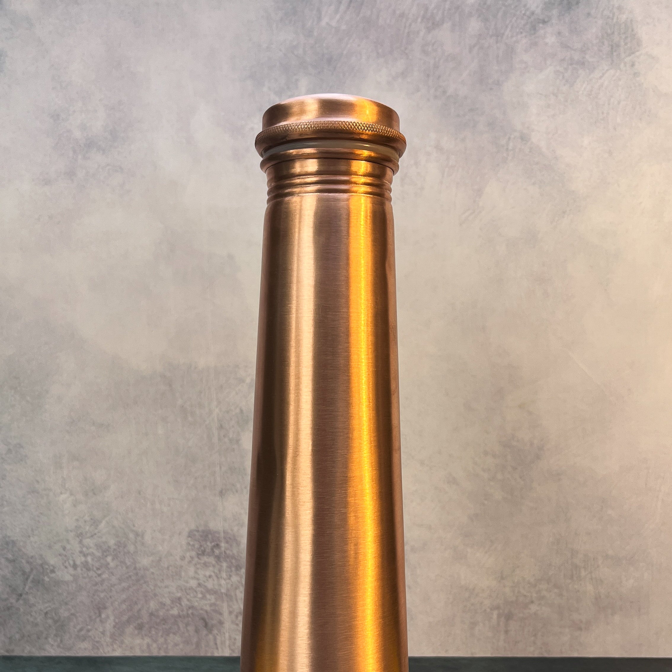 Ambi Ayurvedic Pure Copper Water Bottle – Brushed Finish Heavy Make