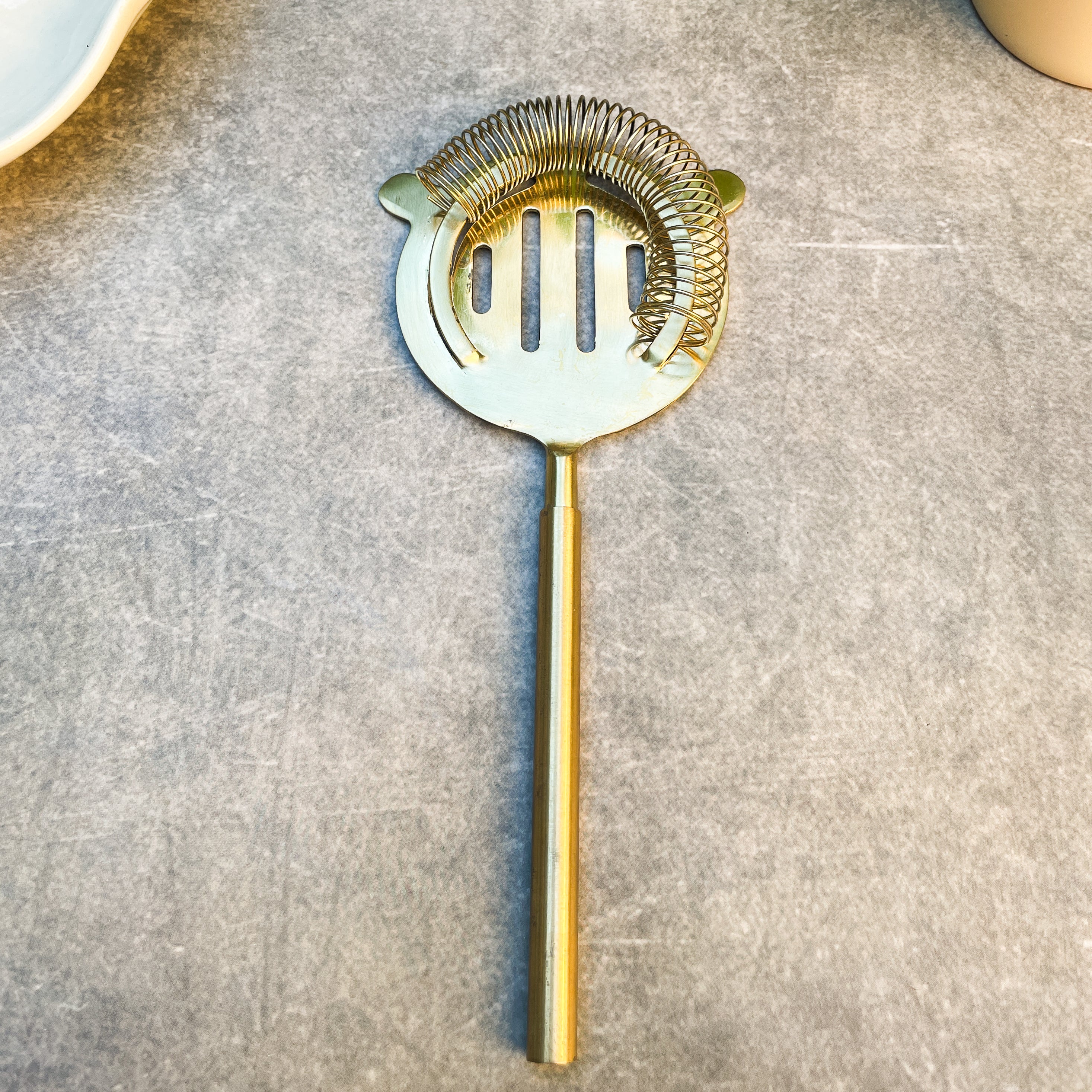 Ambi Pure Brass Hawthorne Cocktail Strainer