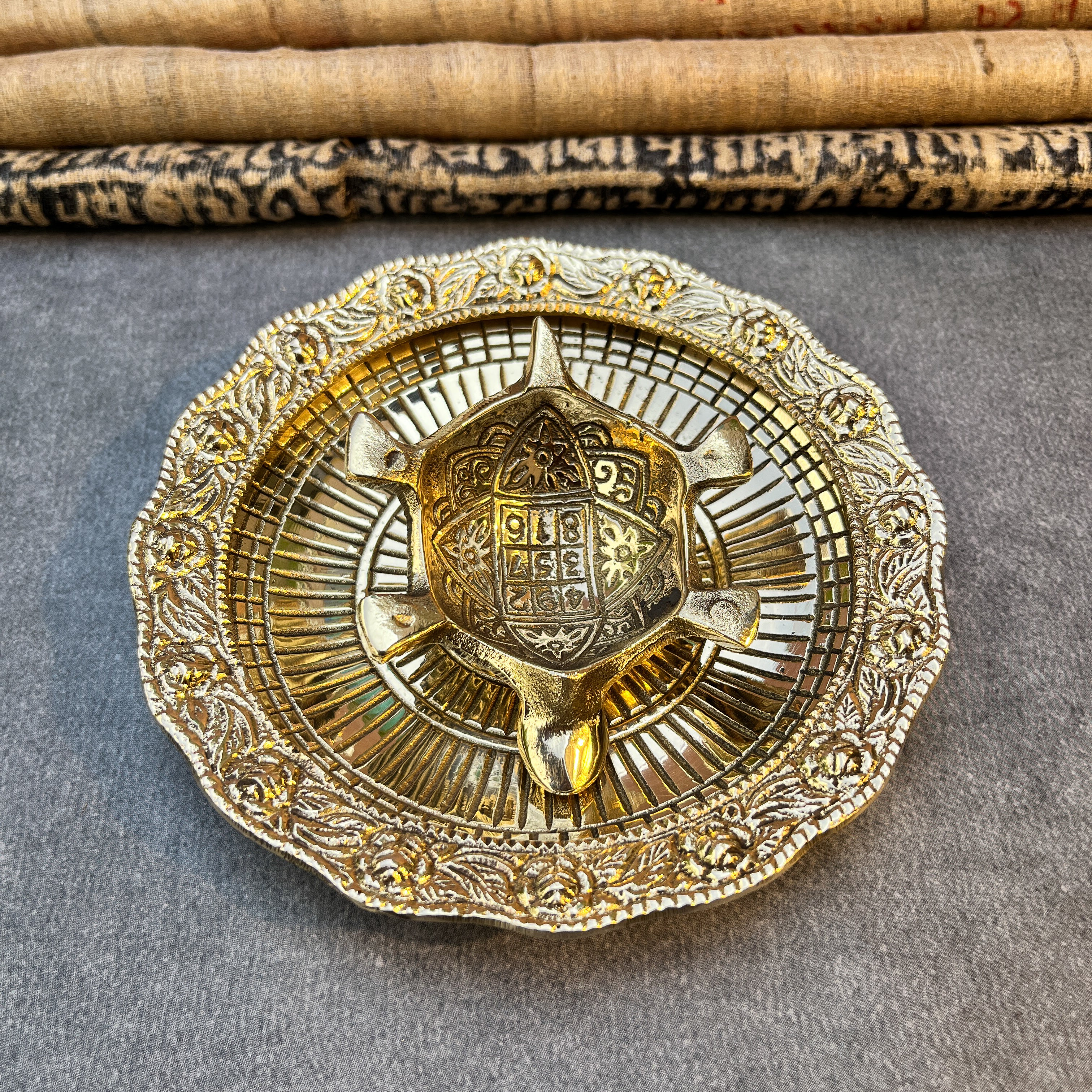 Ambi Pure Brass Tortoise/Turtle for Good Vibes , Vastu & Feng Shui