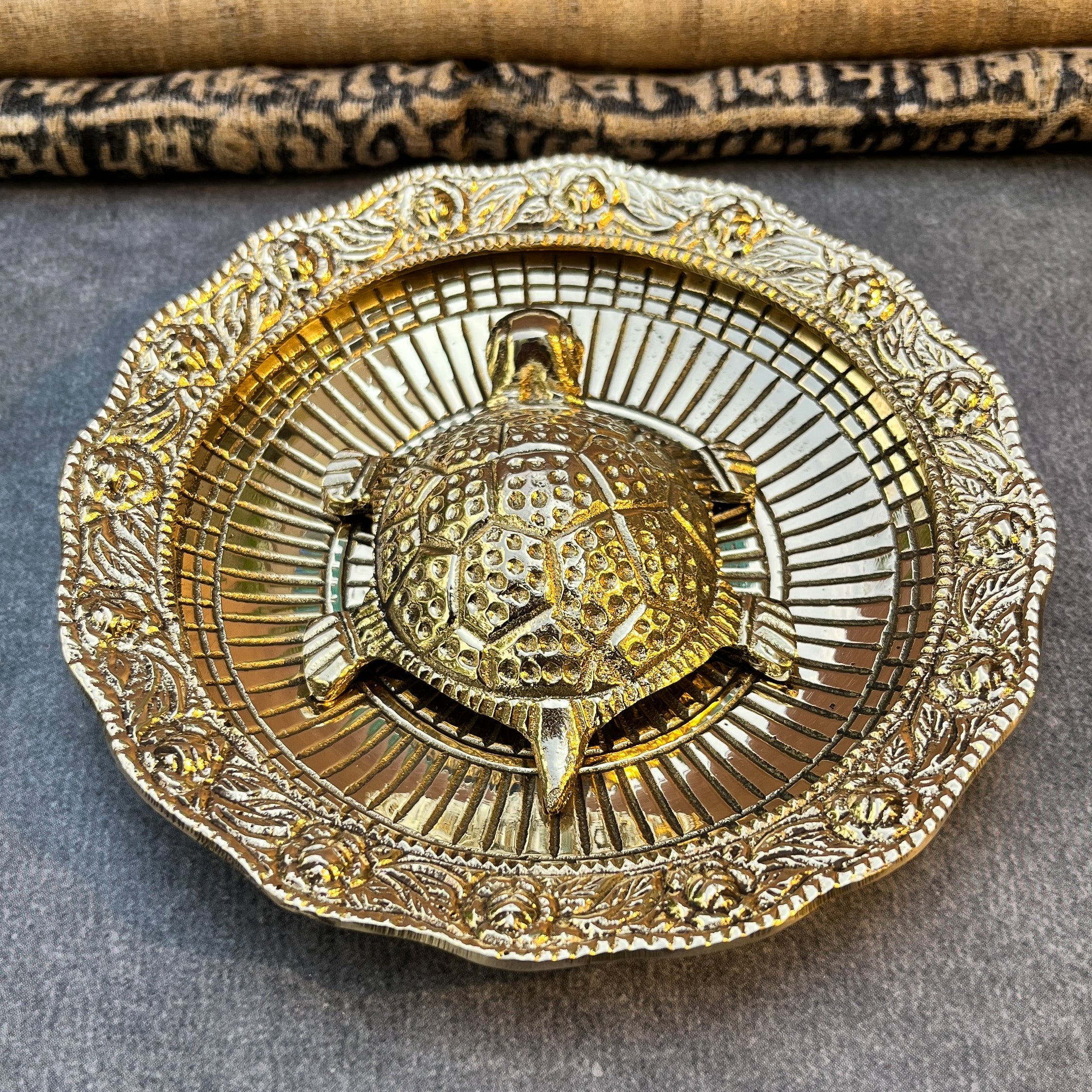 Ambi Pure Brass Tortoise/Turtle for Good Vibes , Vastu & Feng Shui