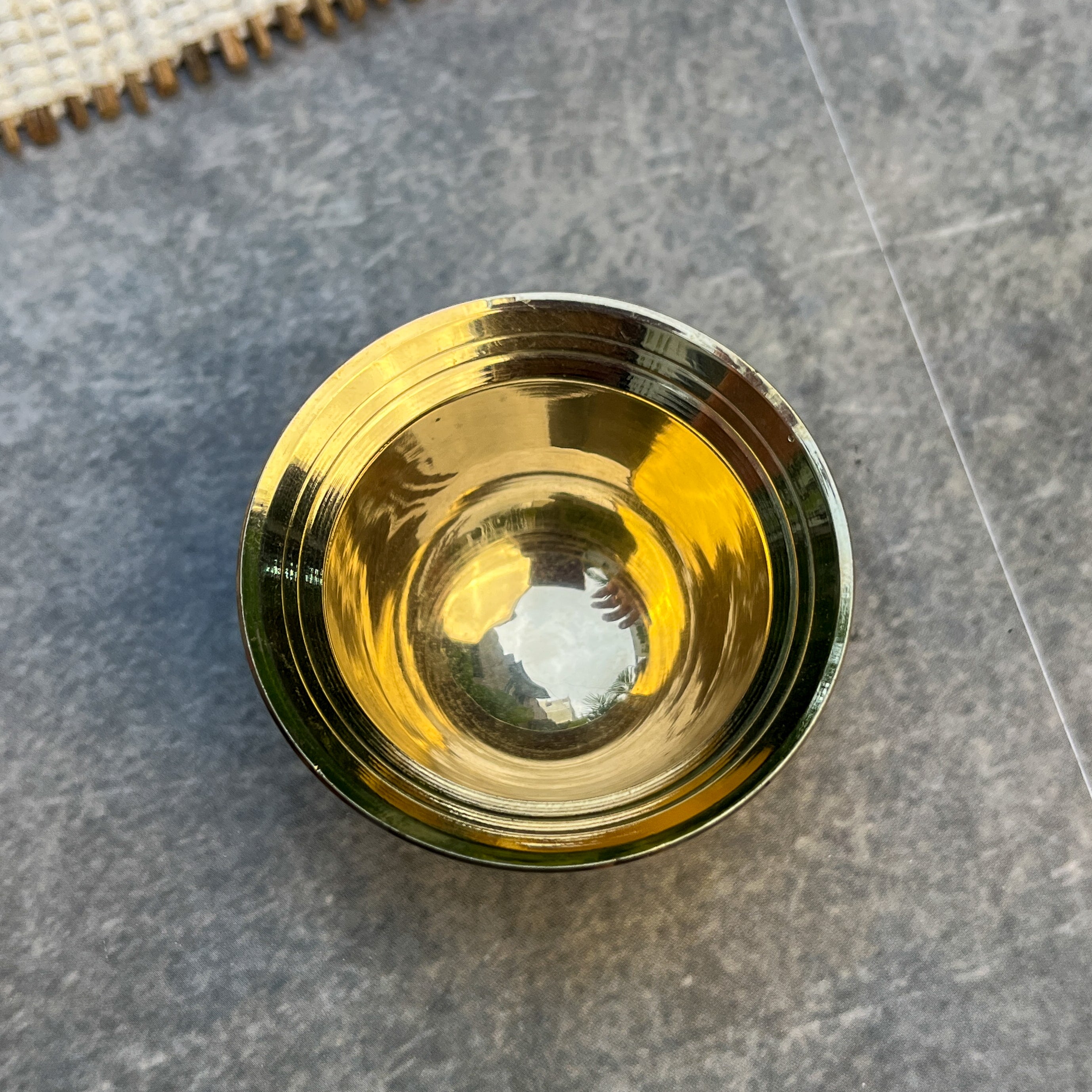 AMBI Pure 100% Brass Small Prasad Katori / Dip Bowl - Set of 4