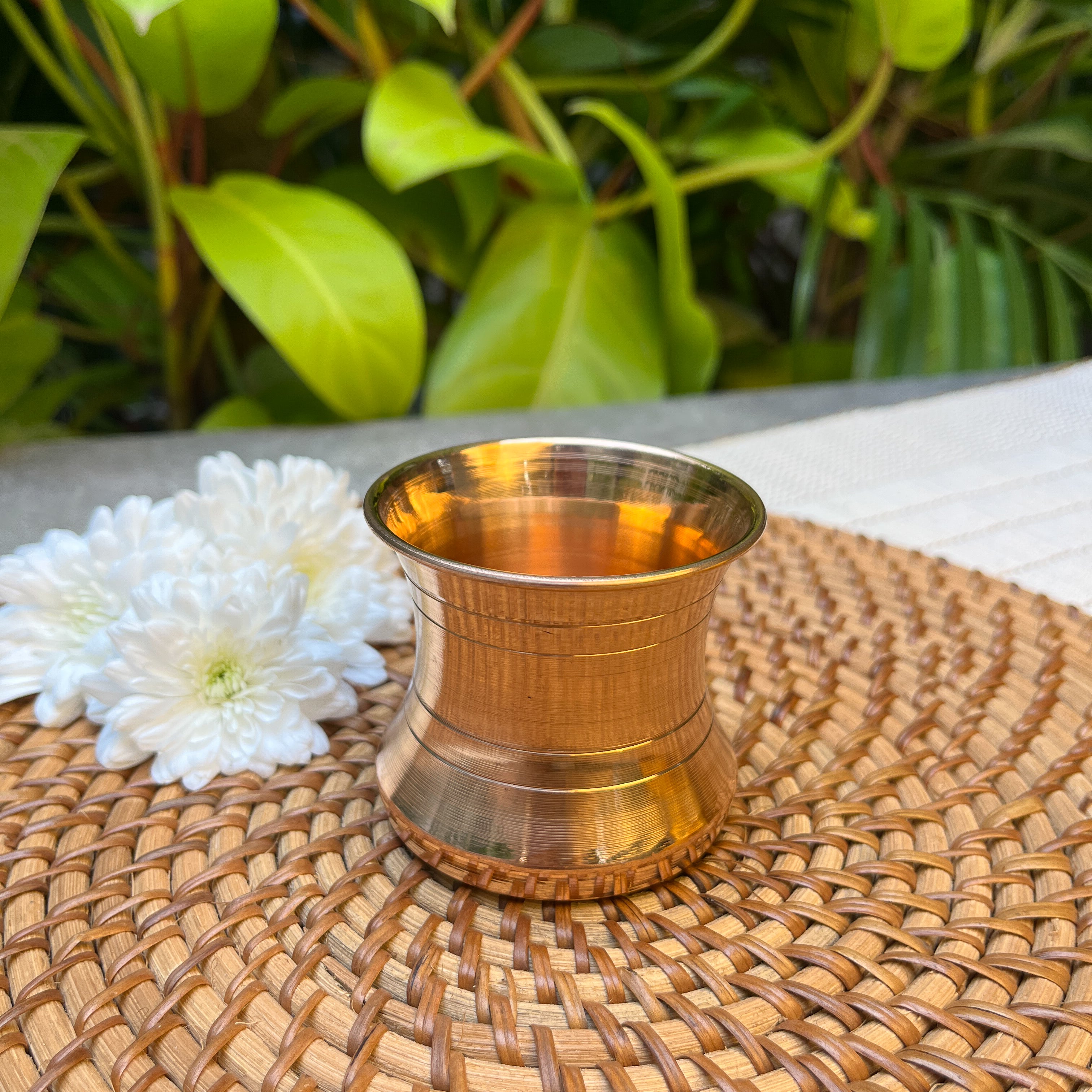 100% Pure and Lead Free Elegant Copper Lota Small - 160 ML Capacity - Puja / Suryanamaskar