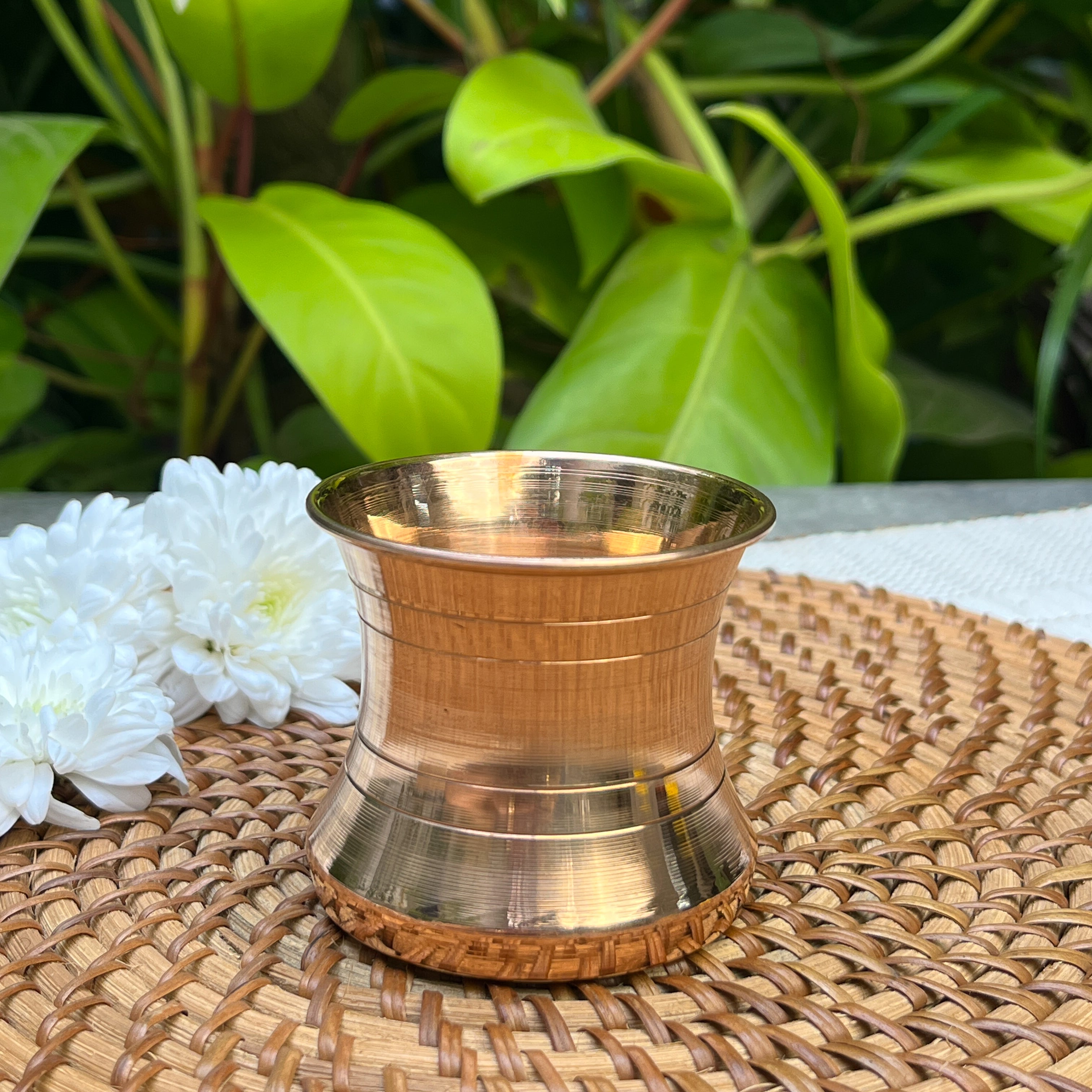 100% Pure and Lead Free Elegant Copper Lota Small - 160 ML Capacity - Puja / Suryanamaskar