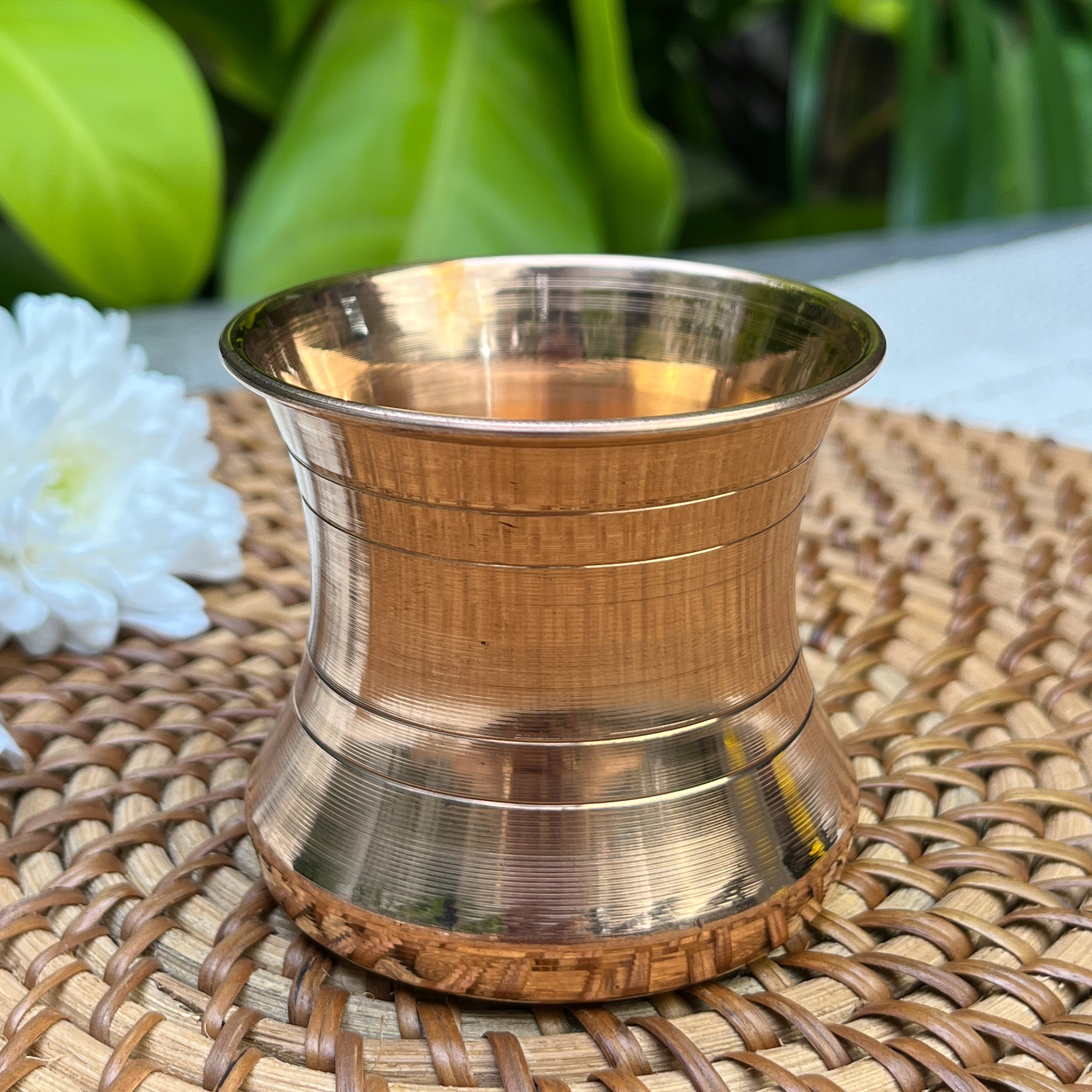 100% Pure and Lead Free Elegant Copper Lota Small - 160 ML Capacity - Puja / Suryanamaskar