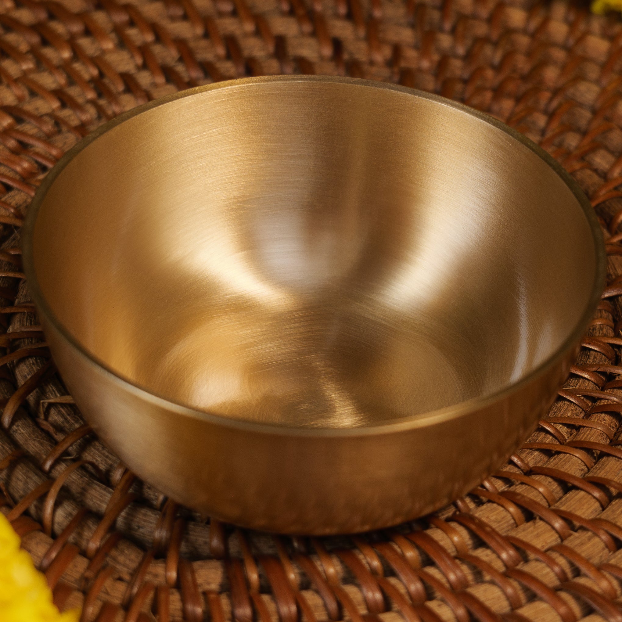 AMBI Pure Kansa Small Katori / Bowl - 3.5 inches diameter 115g - Lacqour Finish