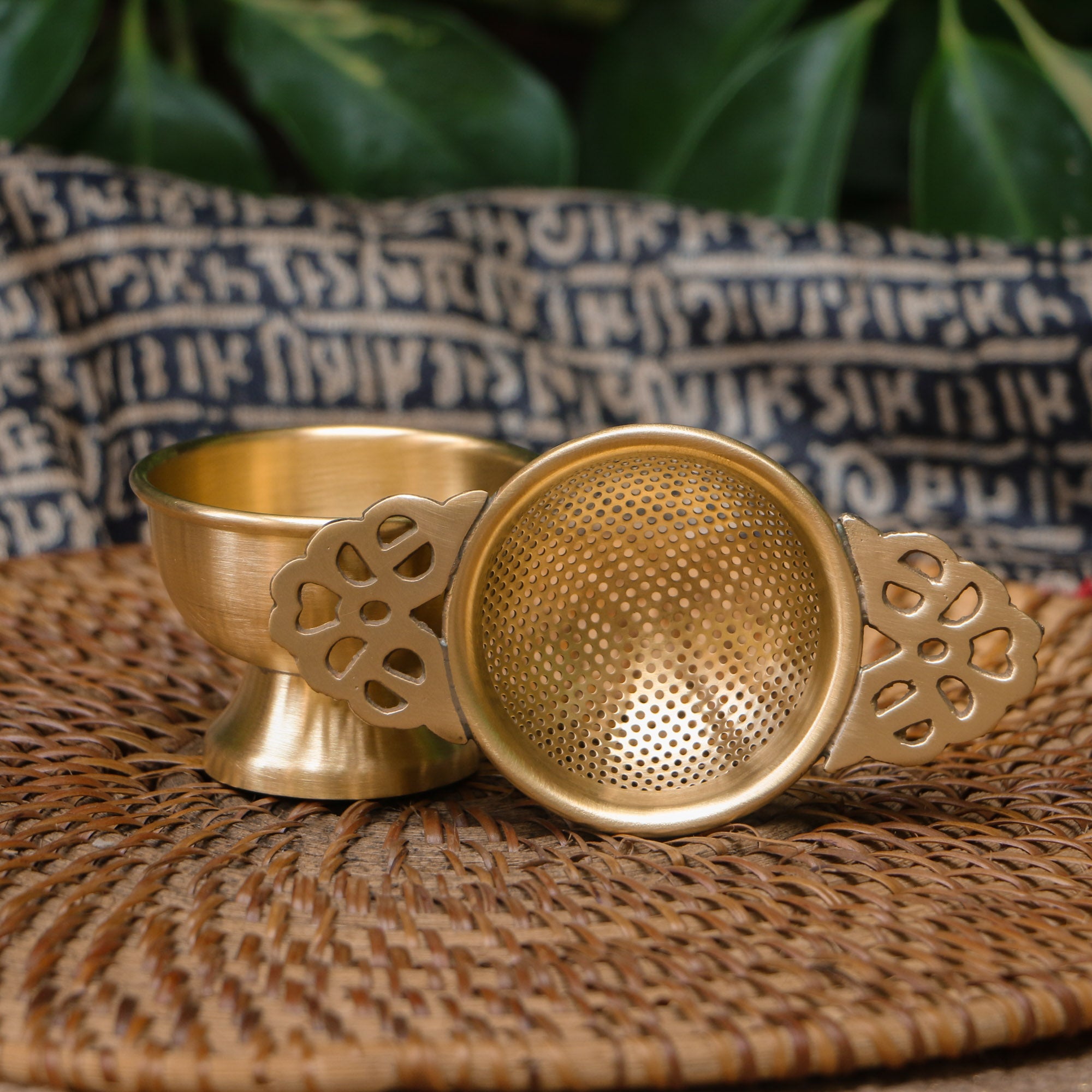 Ambi Pure Brass Tea Strainer