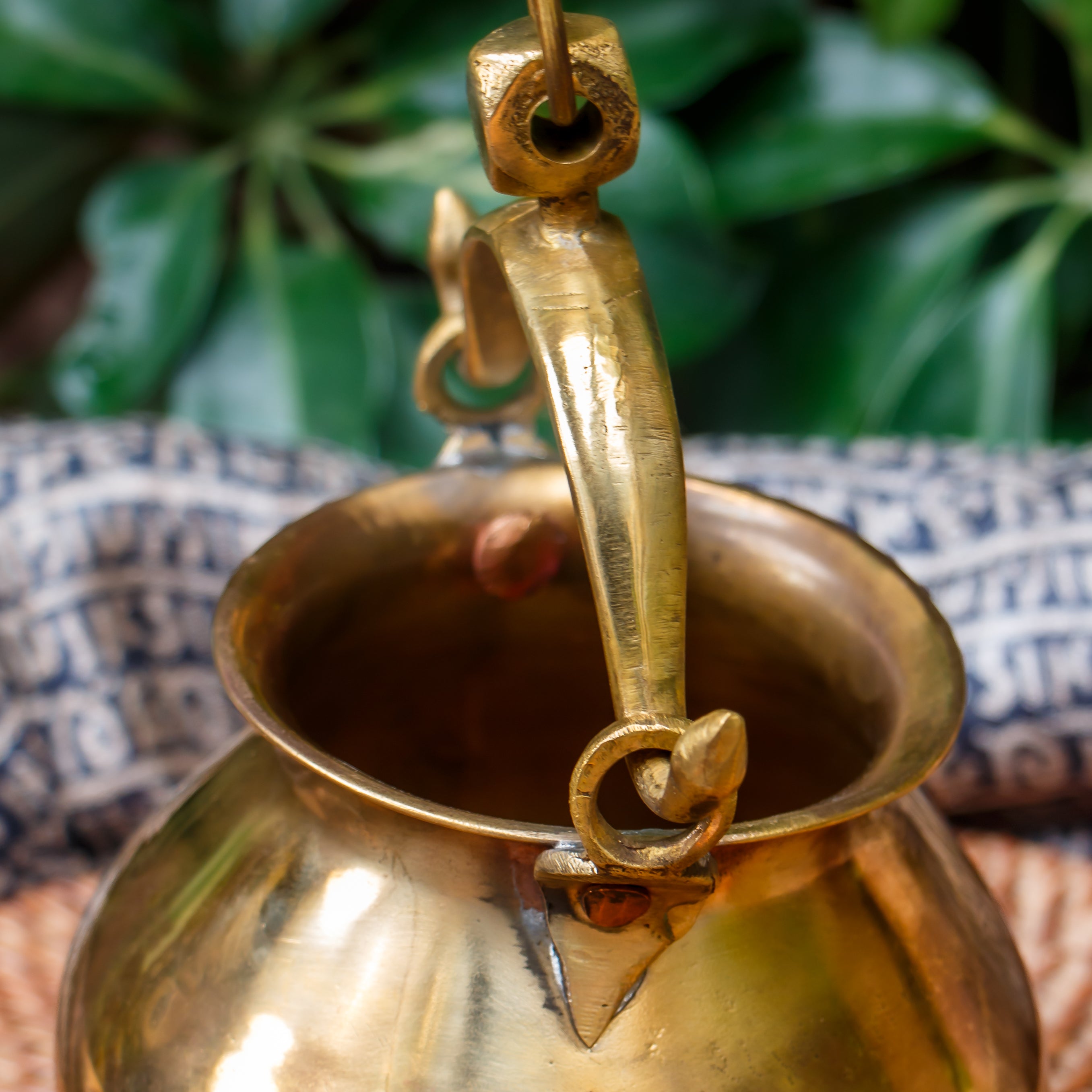 Ambi Pure Brass Vintage Lota with Chain