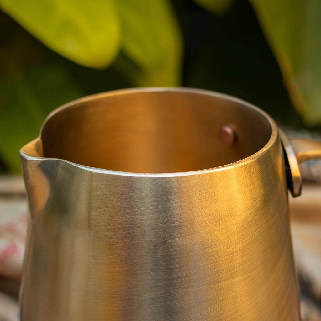 Ambi Beautiful Pure 100% Lead Free Kansa Water Jug Heavy Make, Best Quality -Small