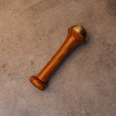 100% Lead Free Pure Kansa Wand Massager For Face and Body - 5.5 inch(Big)