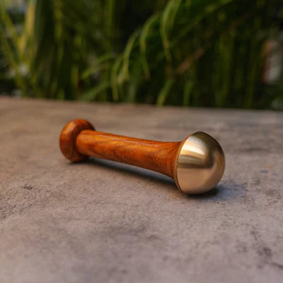 100% Lead Free Pure Kansa Wand Massager For Face and Body - 5.5 inch(Big)