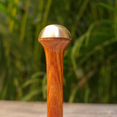 100% Lead Free Pure Kansa Wand Massager For Face and Body - 5.5 inch(Big)