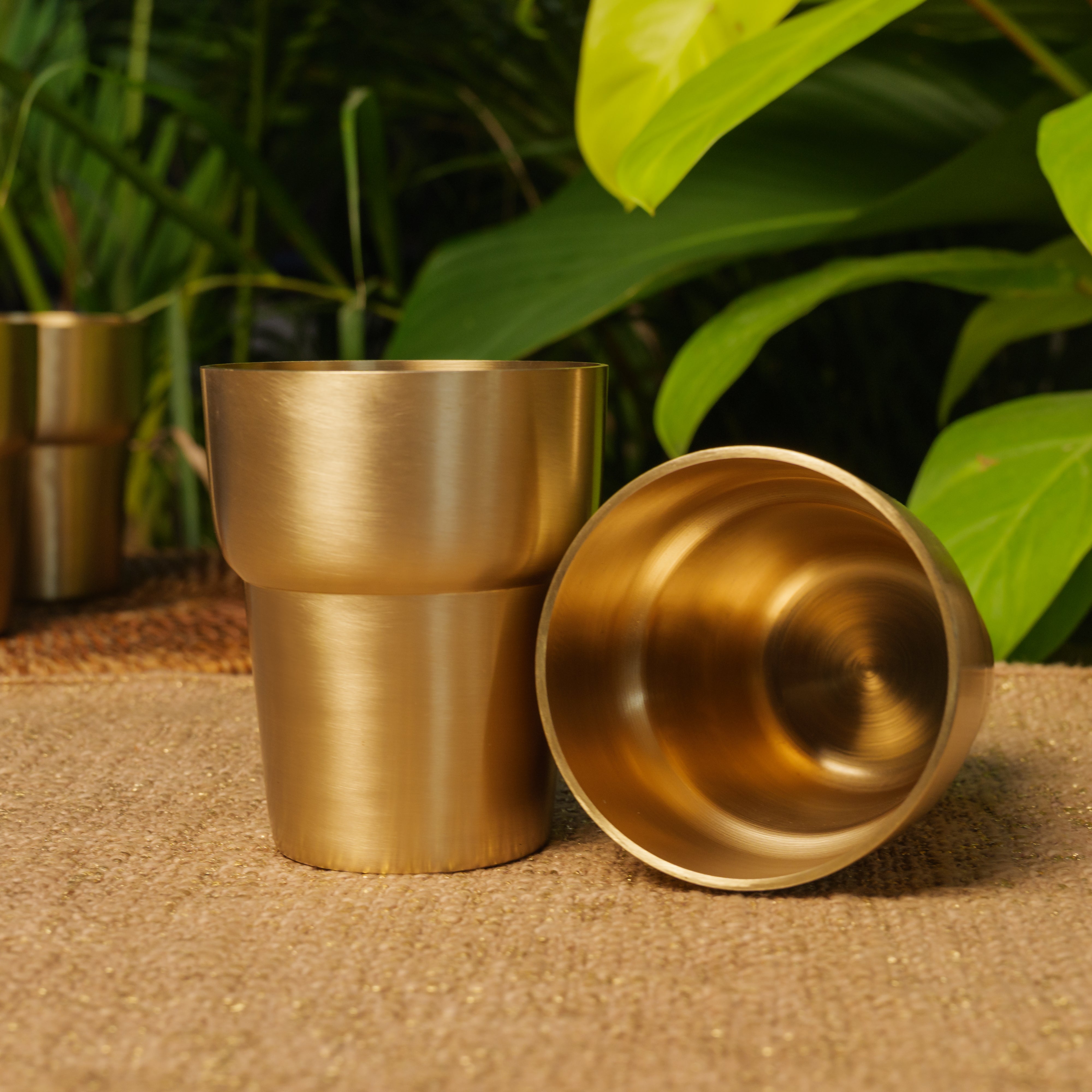 Ambi Pure Brass Designer Modern Glass