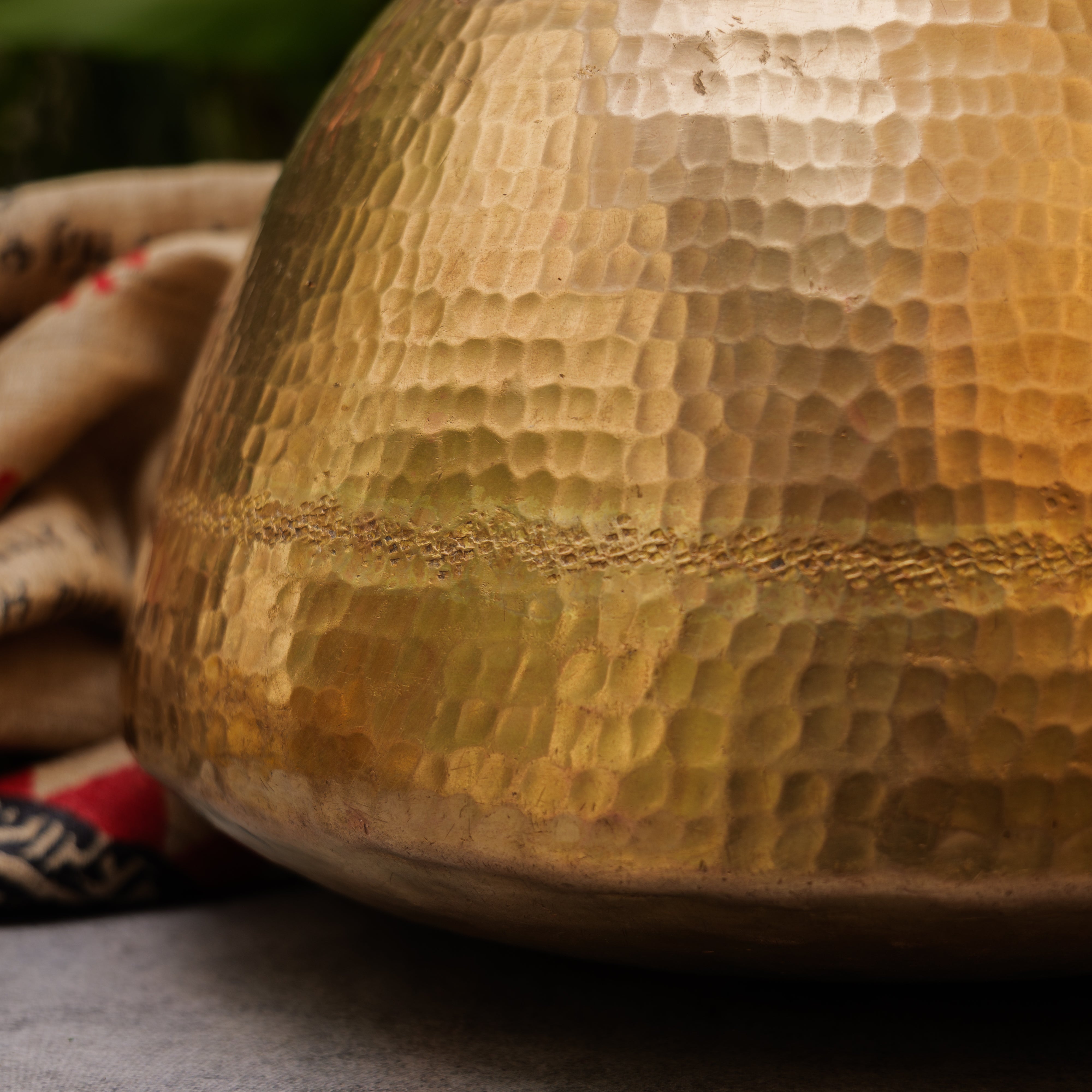 Vintage Brass Water Pot (Mataka) / Planter / Vase- Rare Conical Shaped