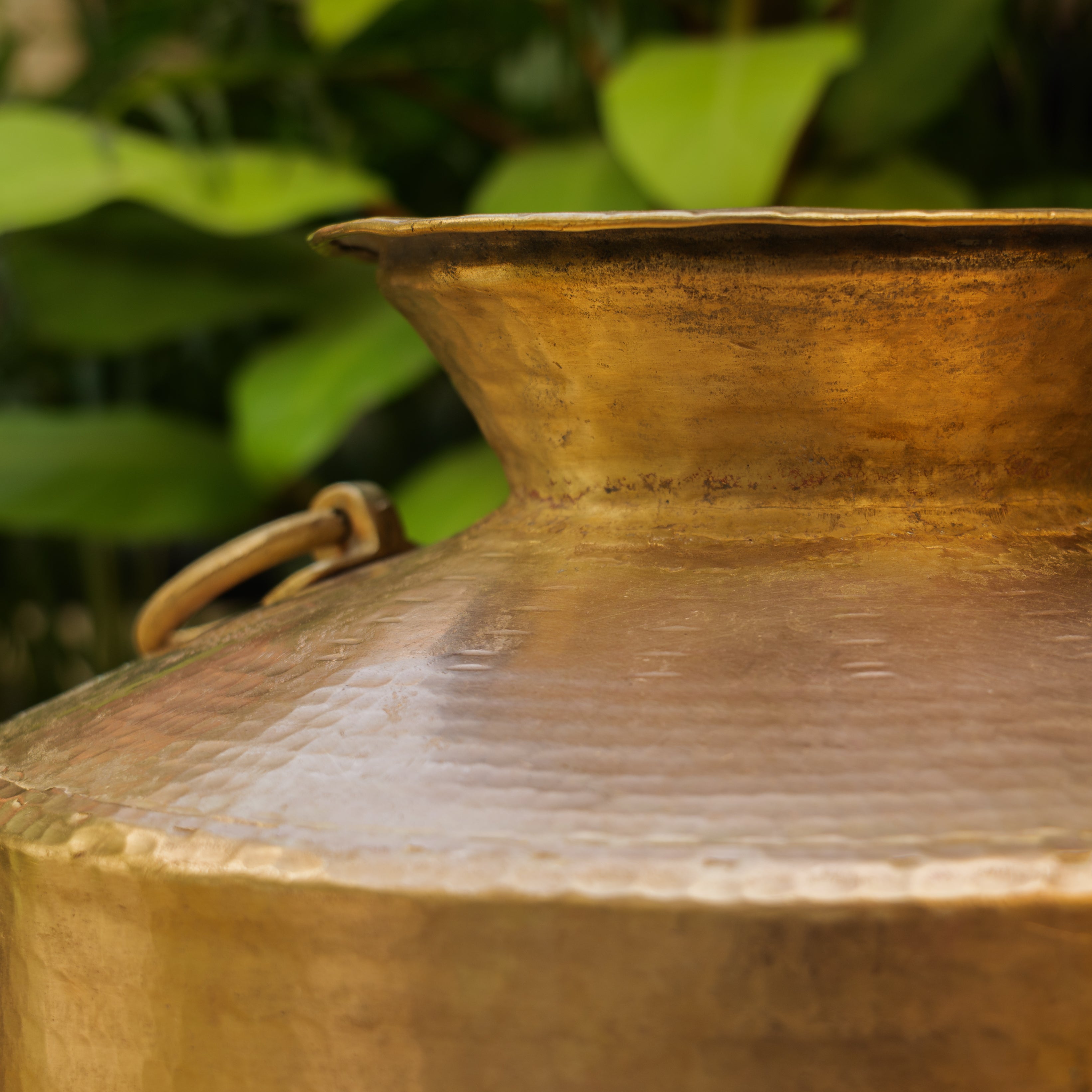 Hand Crafted Vintage Decorative Brass Rare Water Pot - Large - 12 L - Planter / Vase