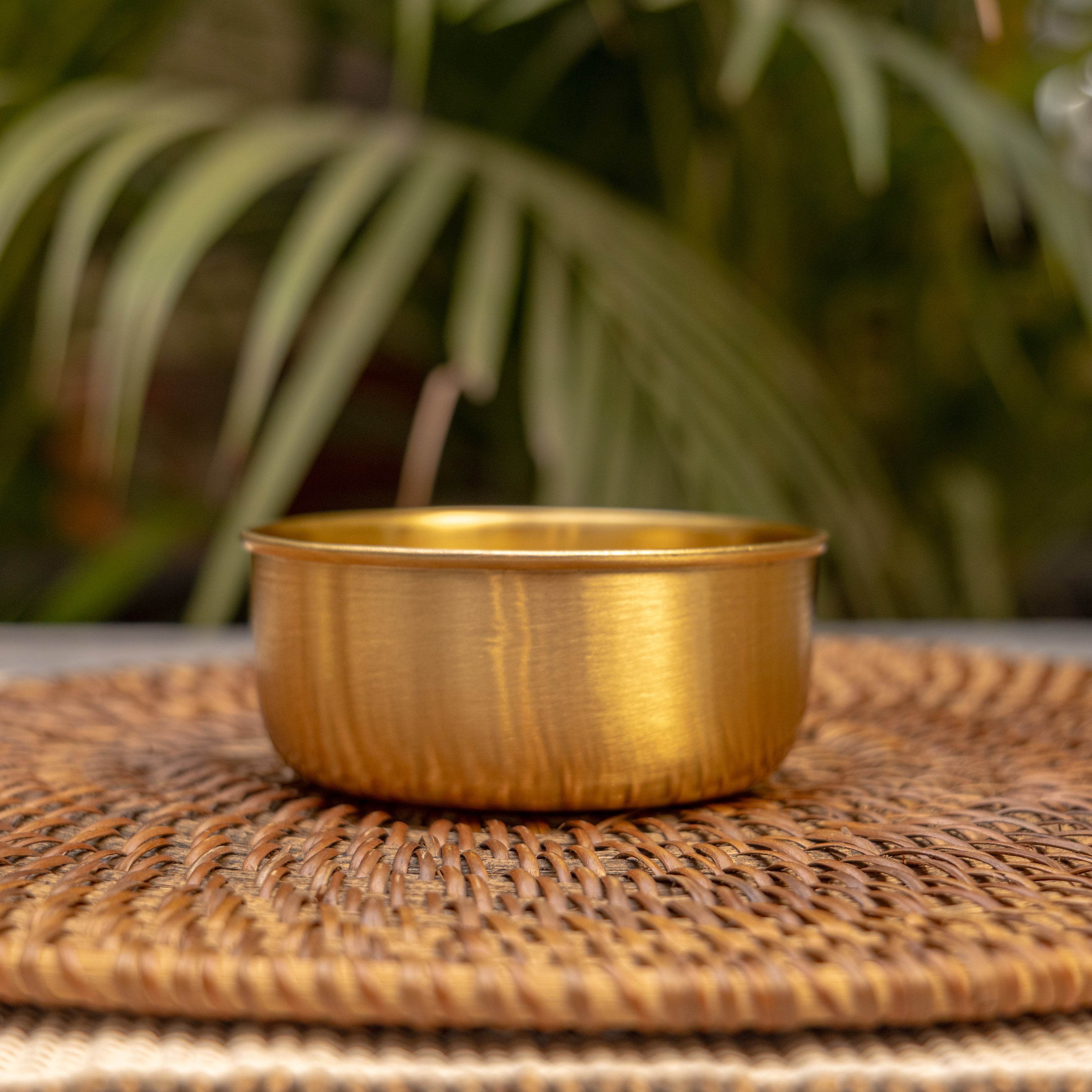 Pure Brass Small Nut / Trinket Jar Box - Mandala Design