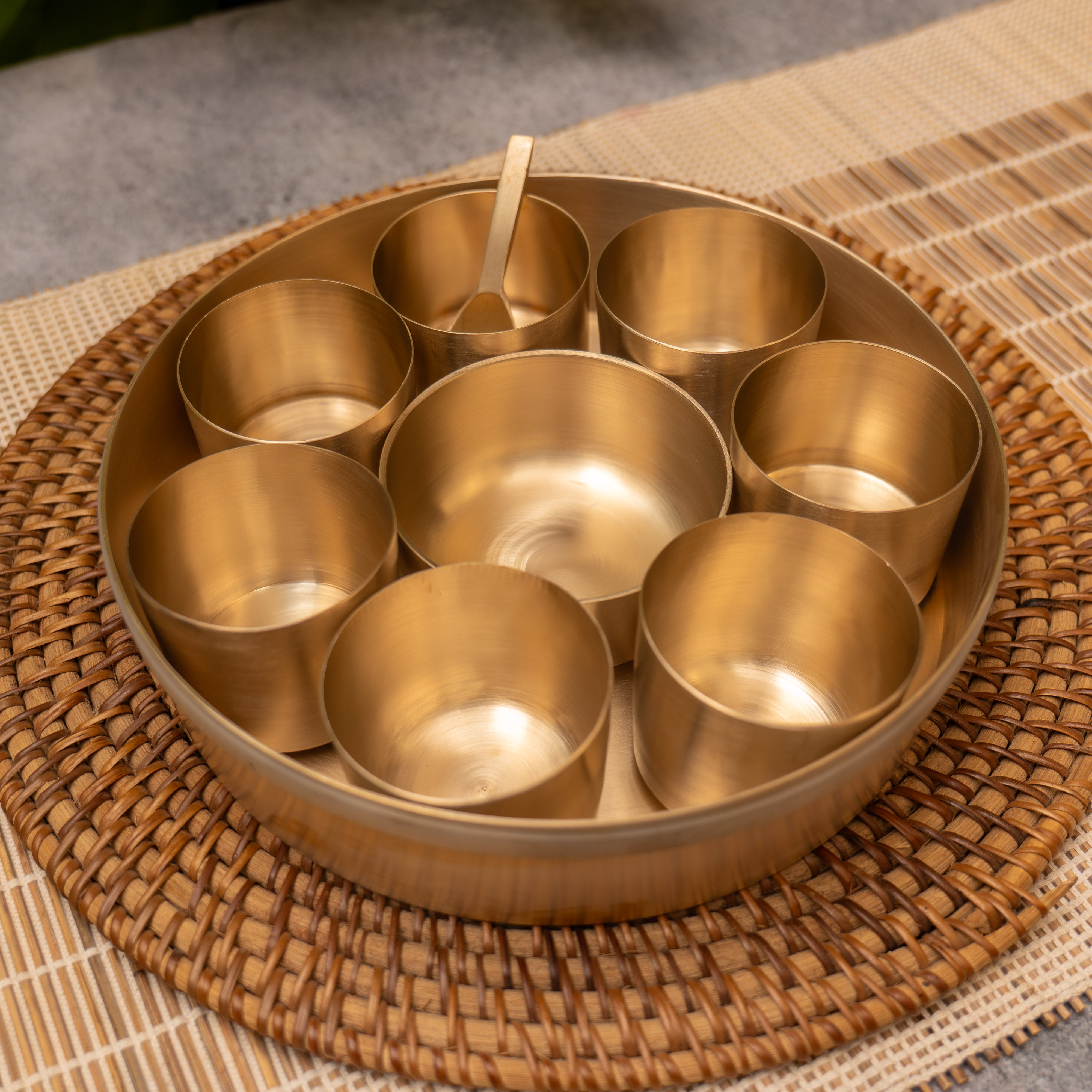 Pure Kansa Spice Box / Masala Dani - A Statement Piece