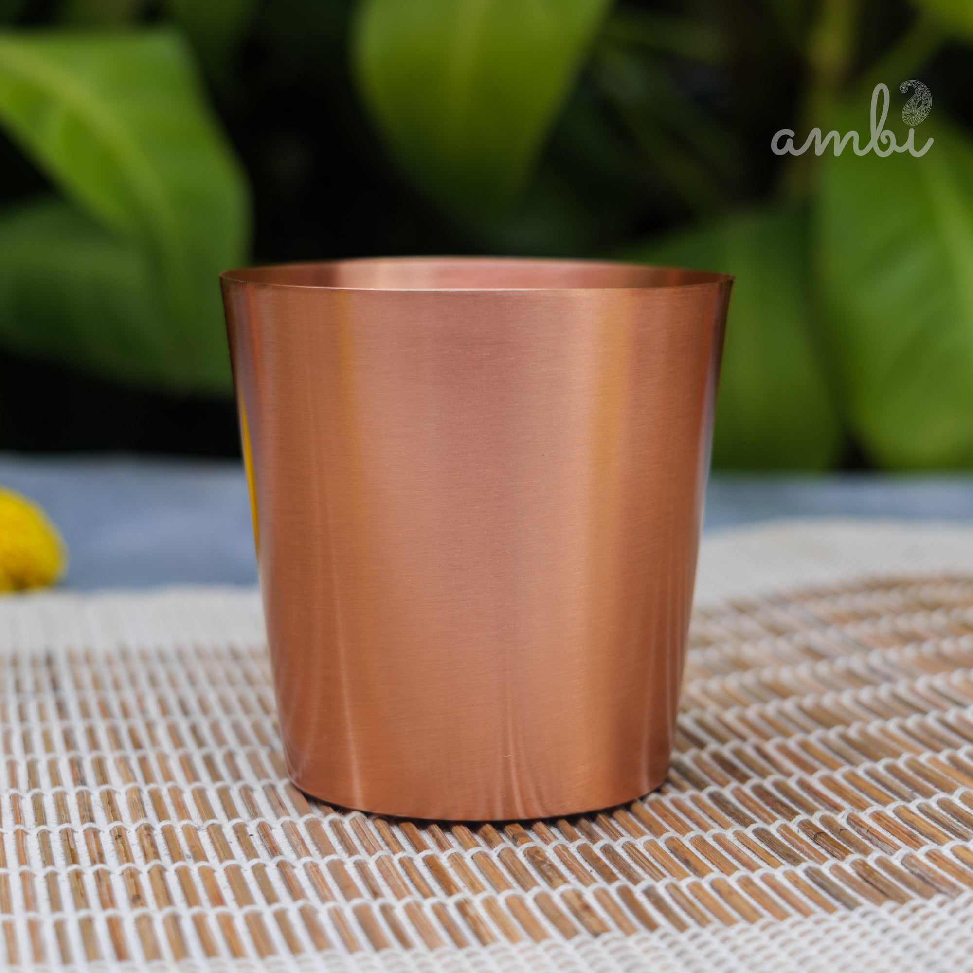 Ambi Elegant Traditional Pure Copper Taper Glass - 300 ML