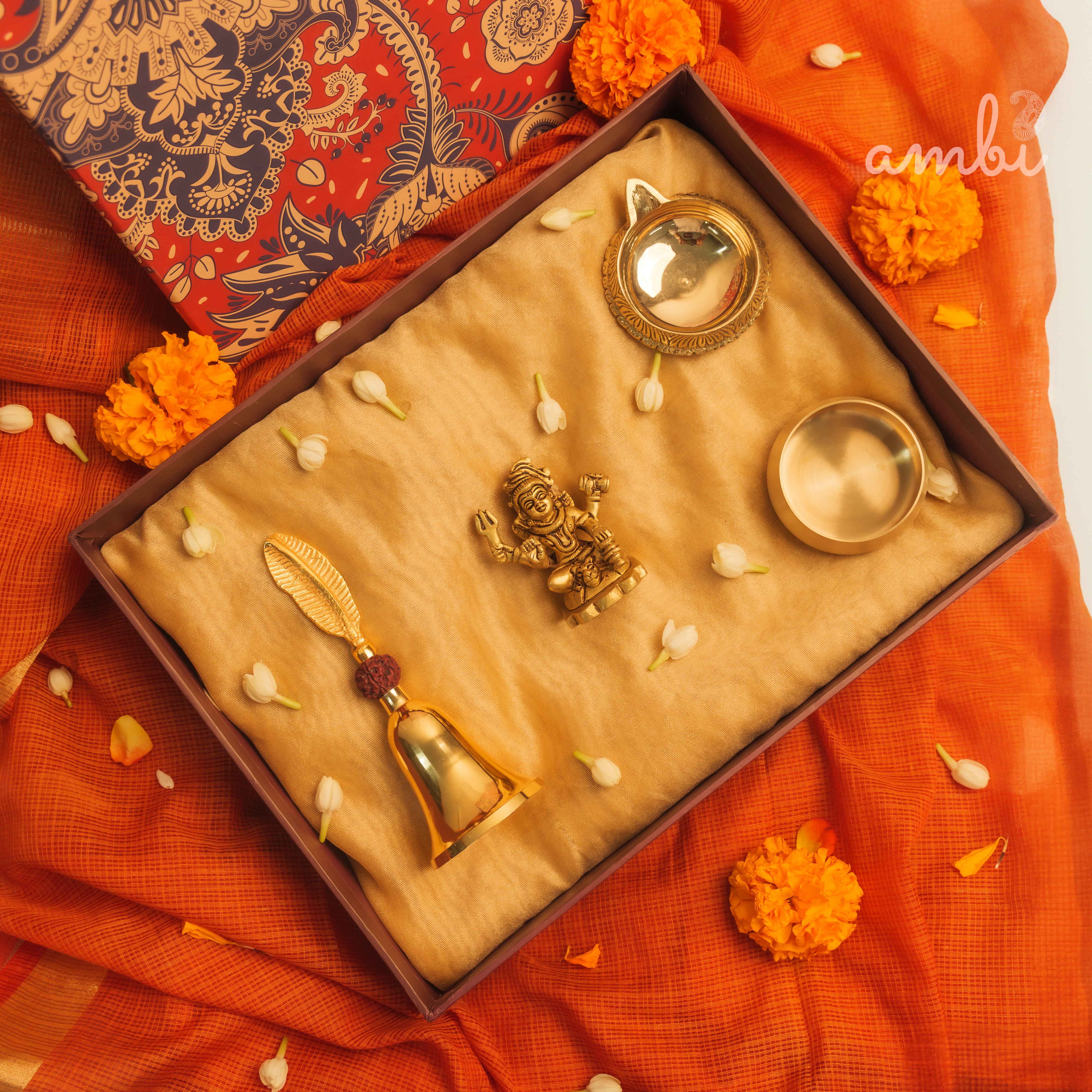 Pure Brass Shivji Idol Giftbox