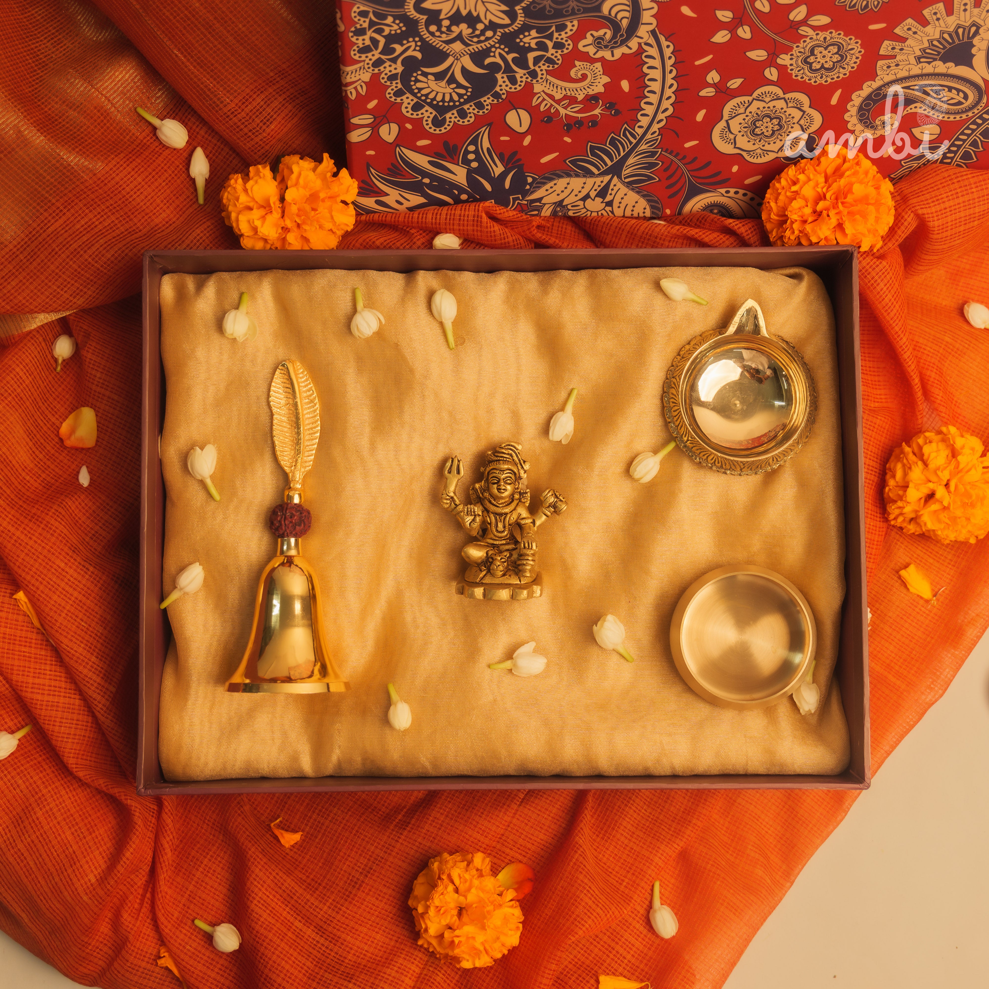 Pure Brass Shivji Idol Giftbox