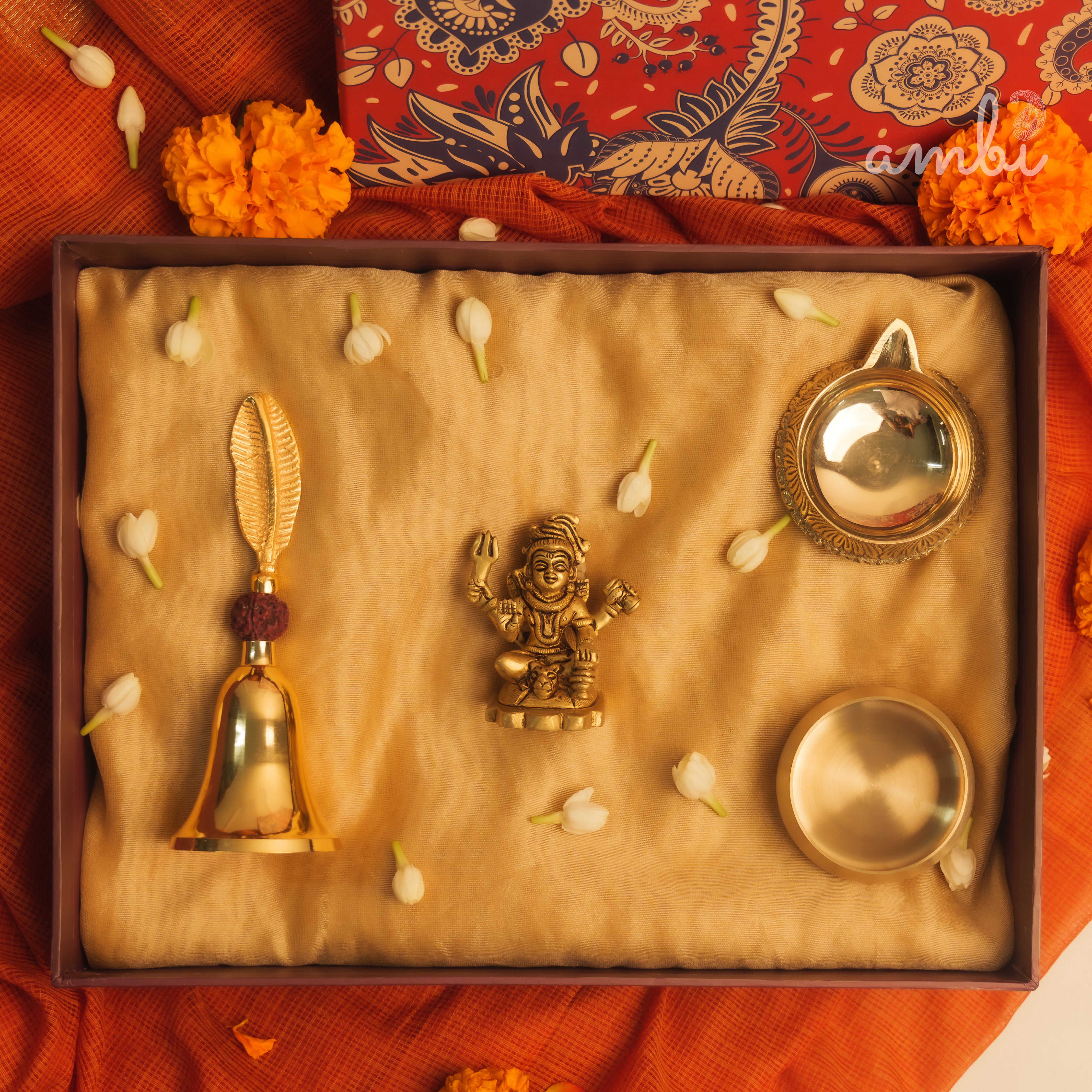 Pure Brass Shivji Idol Giftbox