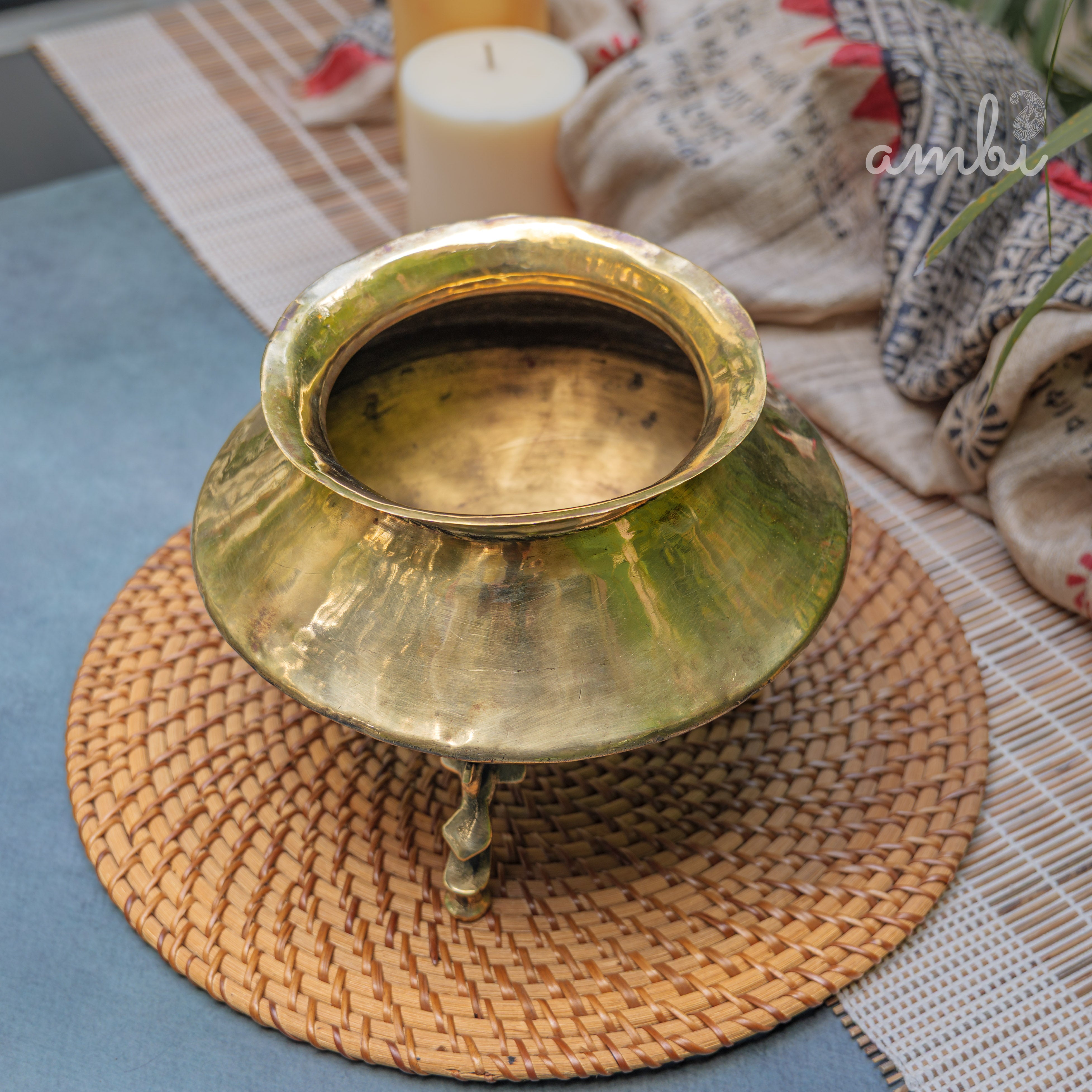 Vintage Water Mataka with Legs - Planter / Vase