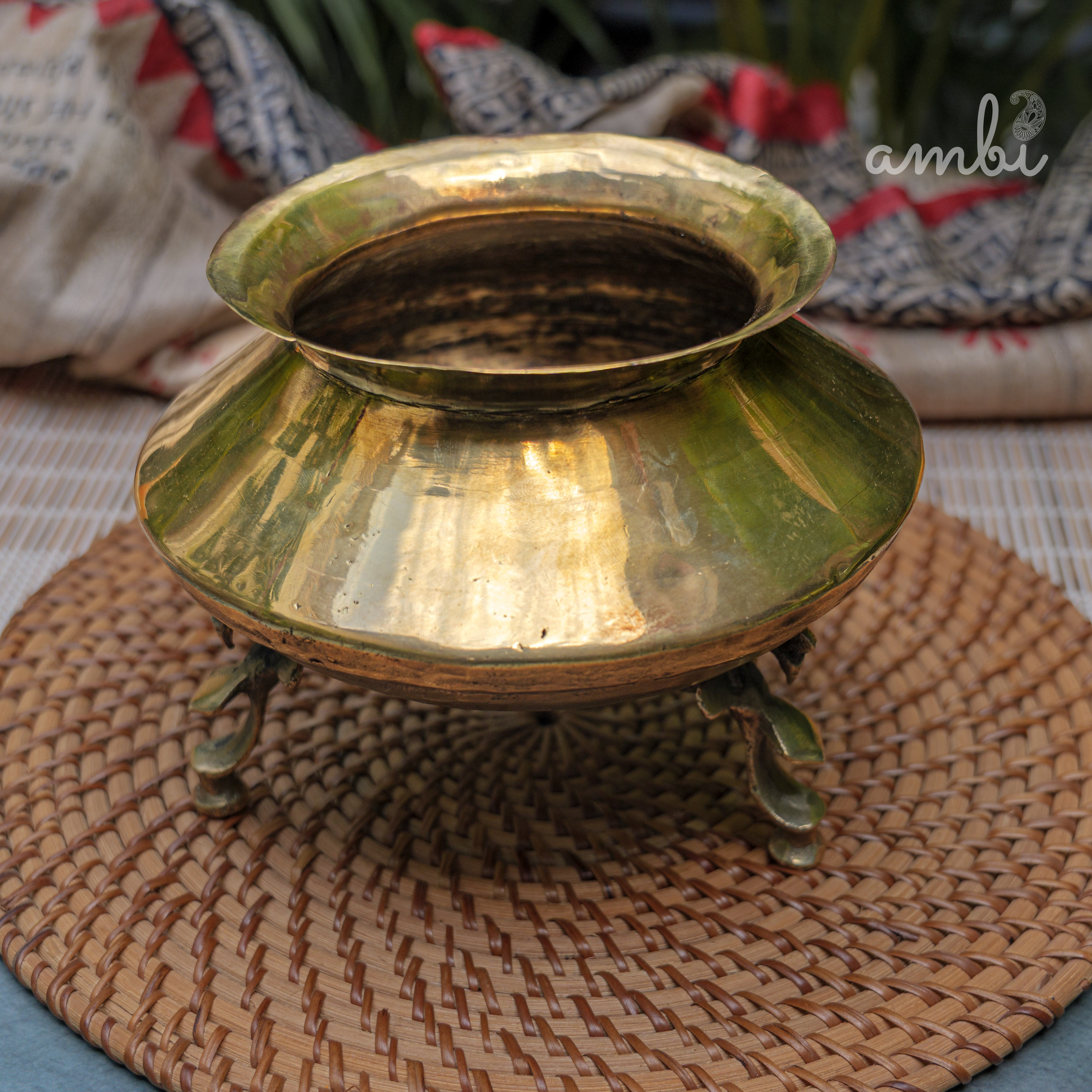 Vintage Water Mataka with Legs - Planter / Vase