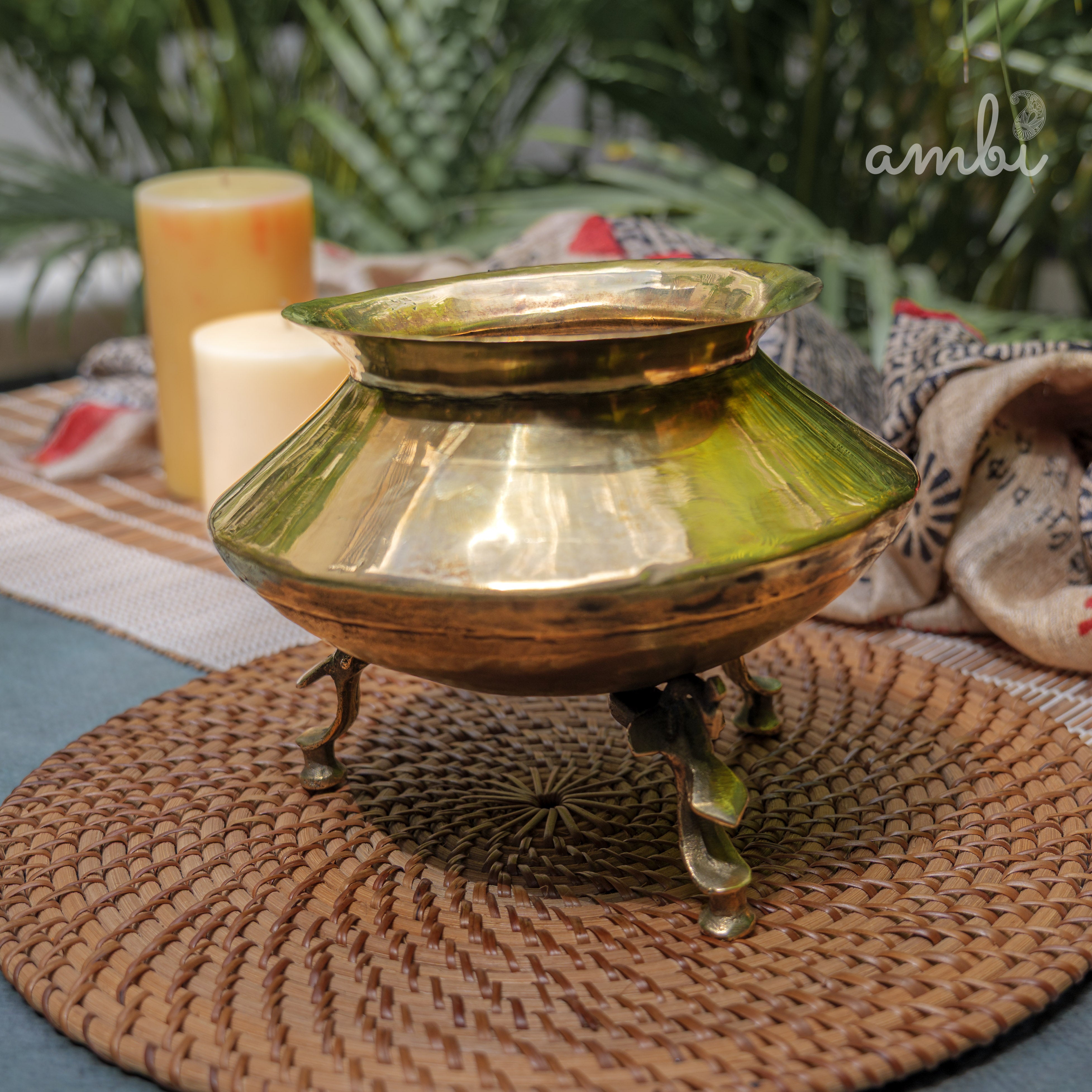 Vintage Water Mataka with Legs - Planter / Vase