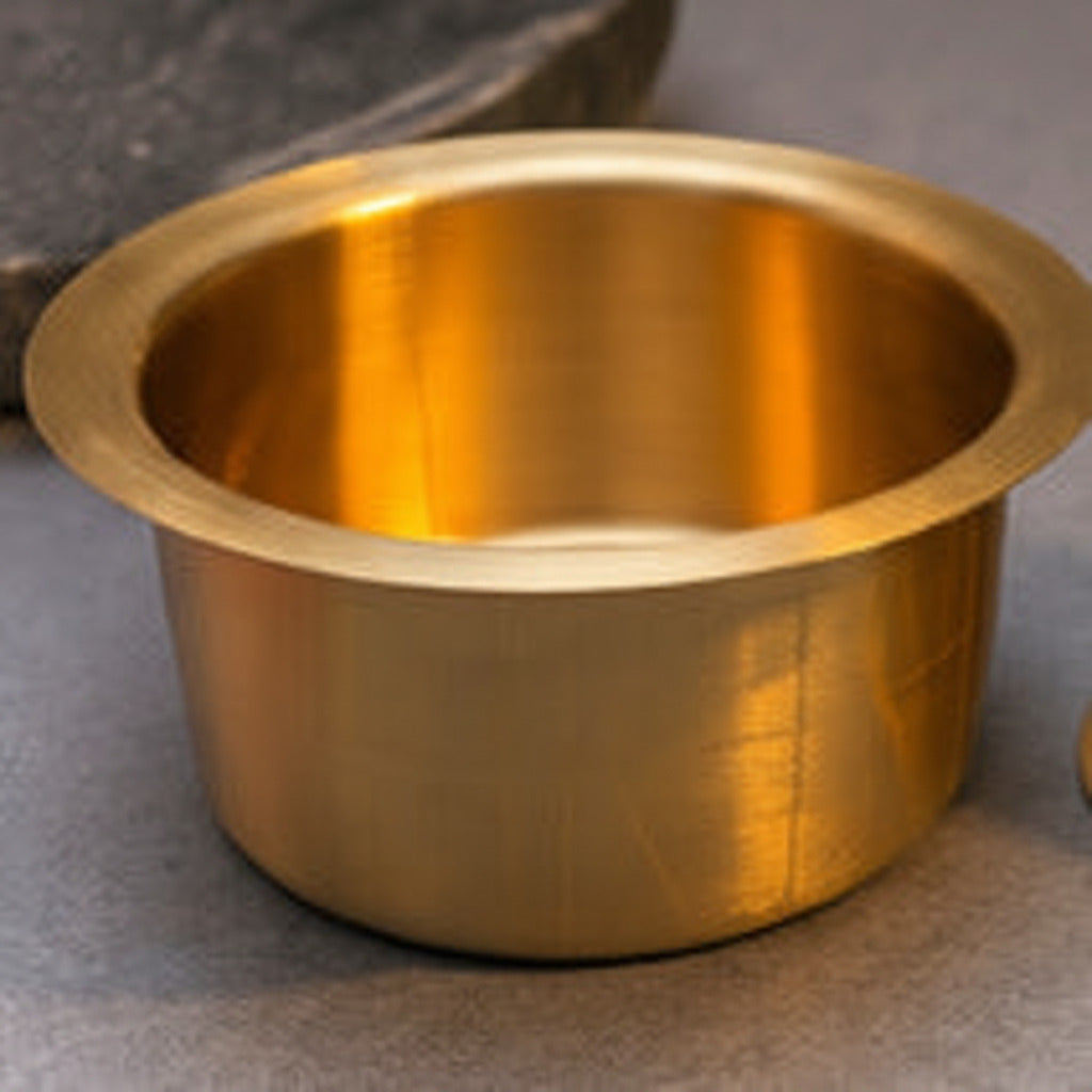 Ambi Pure Brass  Contemporary Dabara Set | Ambi South Indian Morning Raga