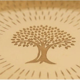 Ambi 100% Pure Brass Traditional Etched Parat - 16 Inches diameter