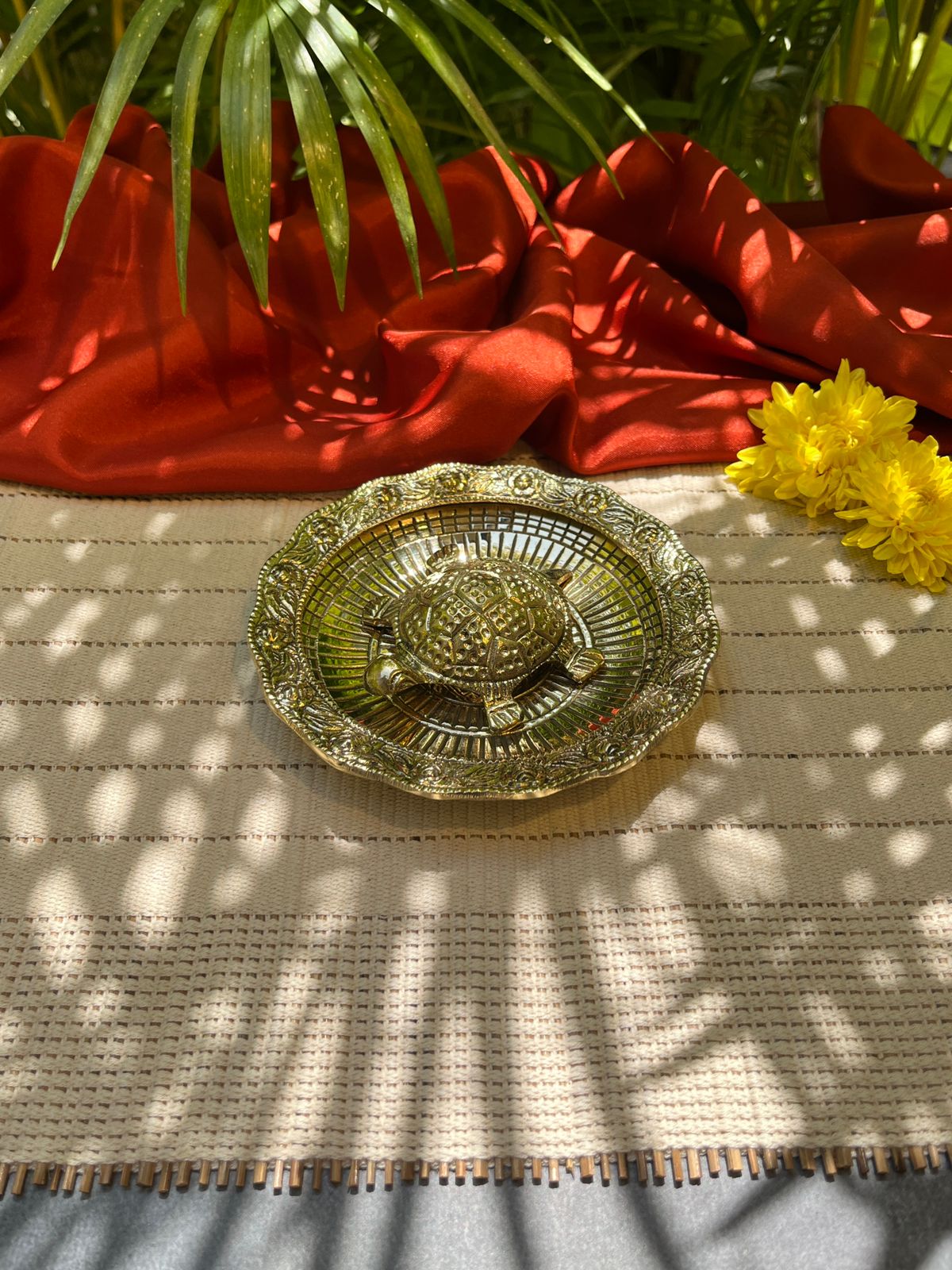 Ambi Pure Brass Tortoise/Turtle for Good Vibes , Vastu & Feng Shui